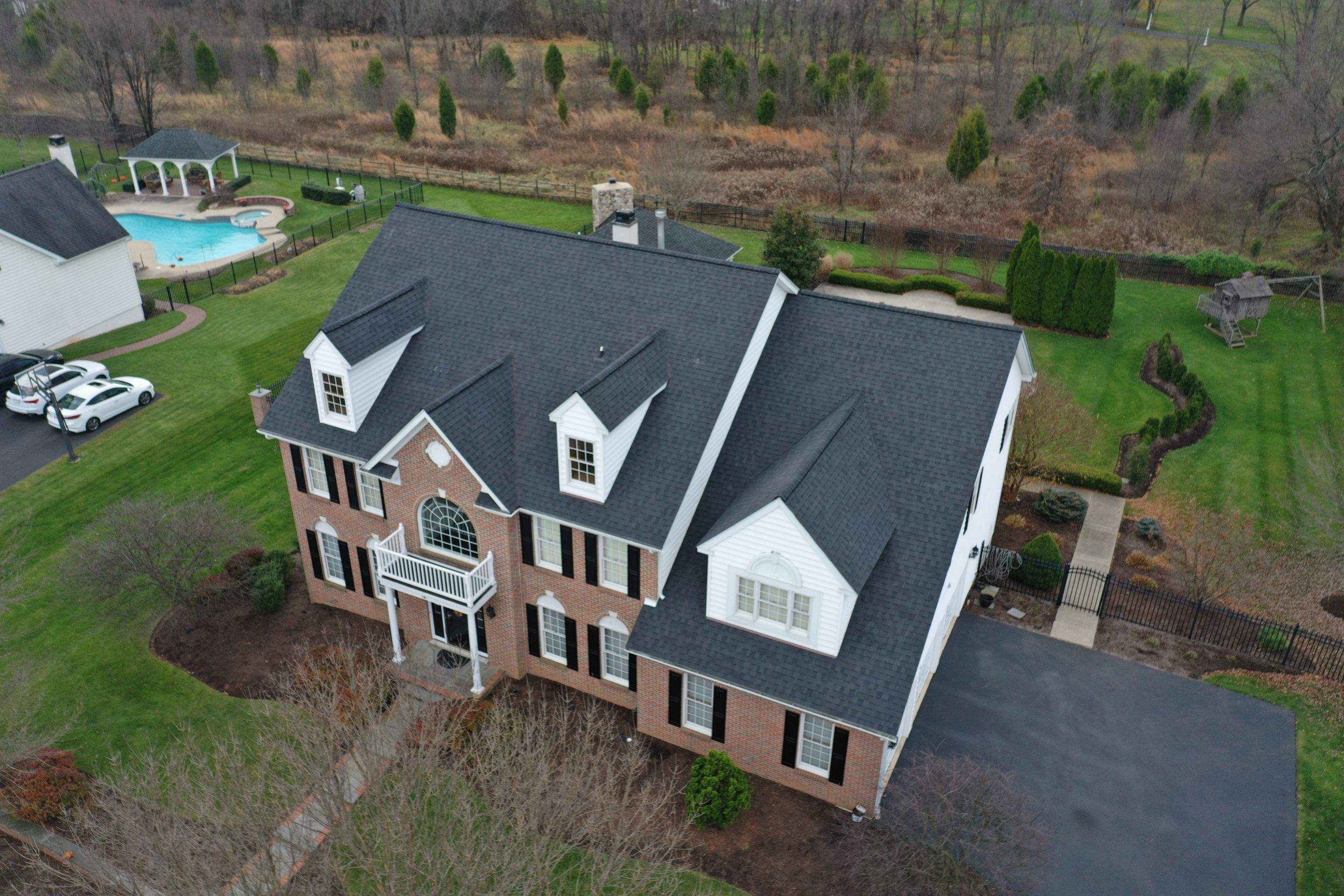 Roofing Installation using CertainTeed Landmark - Moire Black by Storm Guard of Ches-Mont PA