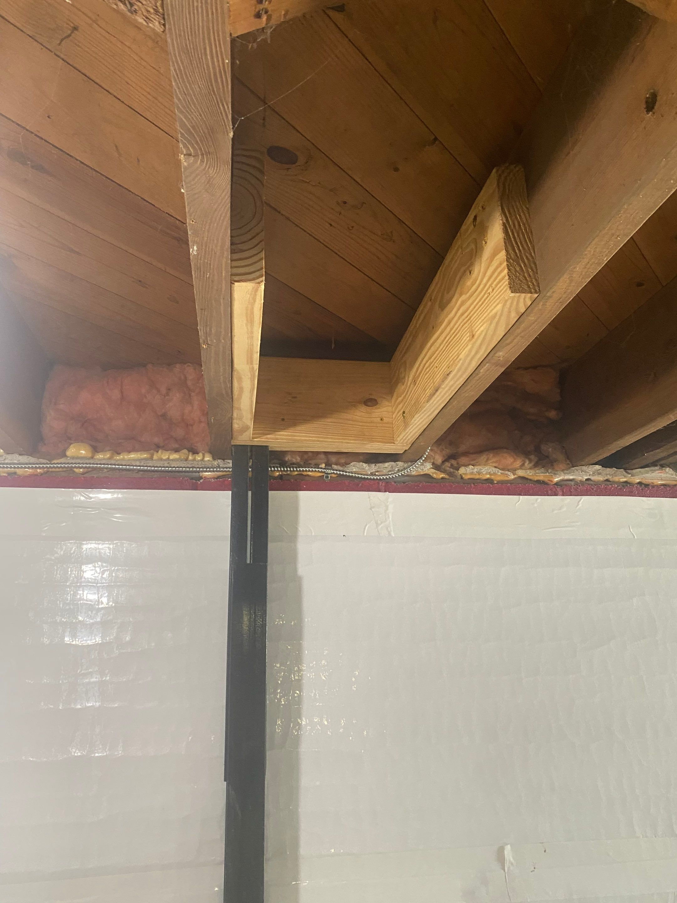 Interior Waterproofing with Steel Beam Reinforcement and Brick Tuckpointing by Toledo Basement Repair
