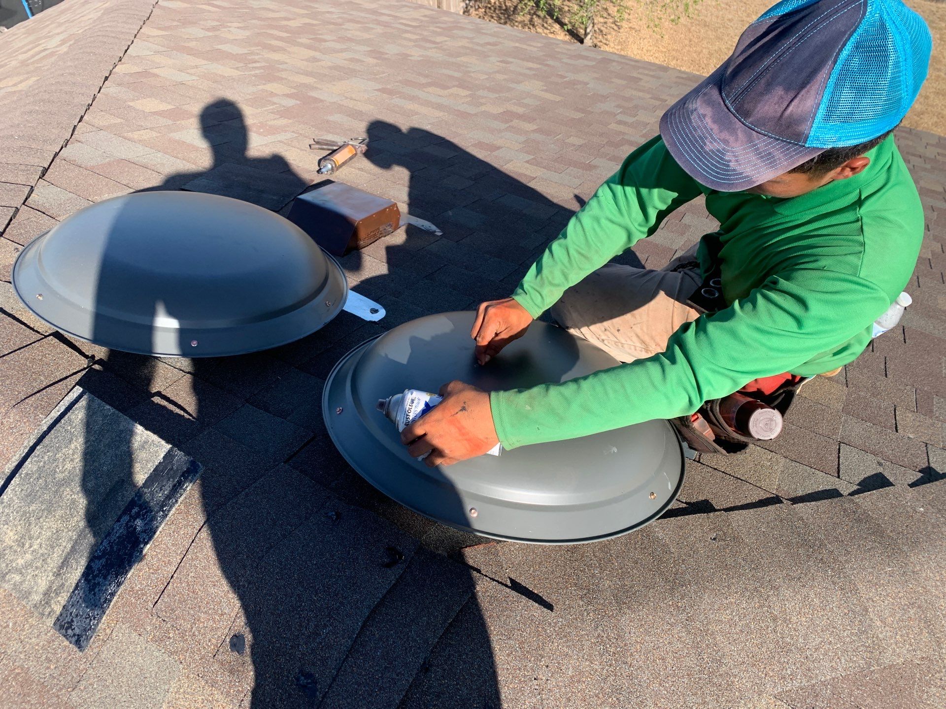 Asphalt Shingle Roof Replacement and Hail Damage Restoration in Hutto by Caliber Restoration LLC