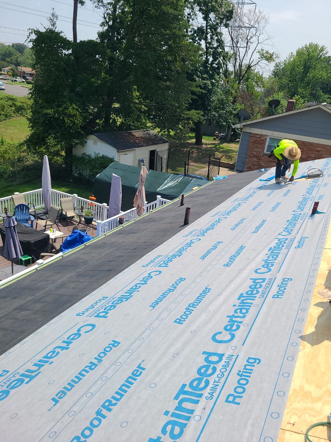 Woodbridge: Roof Replacement with CertainTeed Landmark Pro Designer Shingles in Max Def Colonial Slate by RM Banning, Inc.