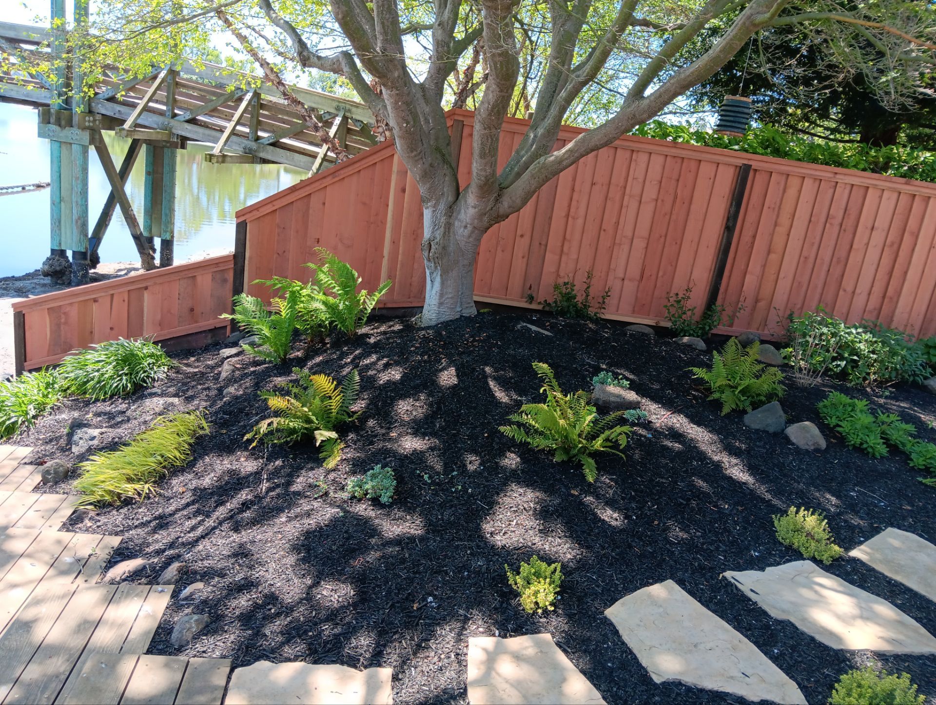 Lap/Louvered Fence with 2x6 Cap by Fremont Fence Inc