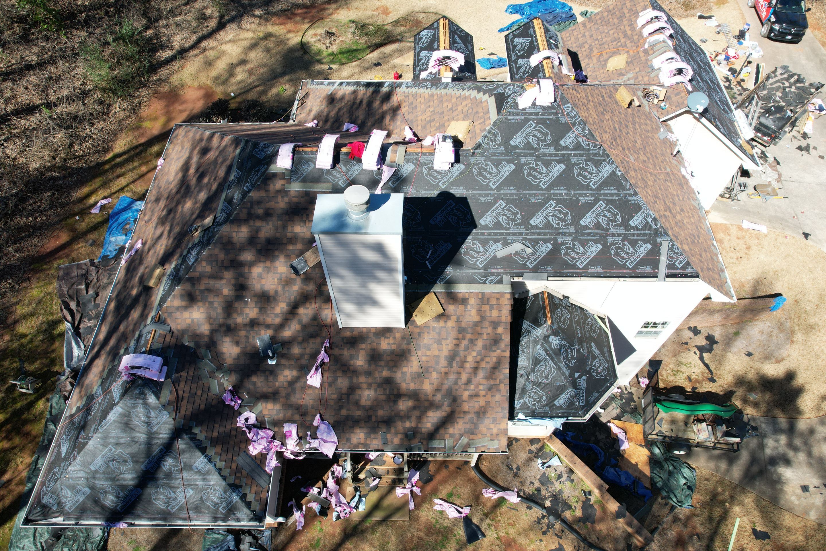 Residential Roofing Installation using Owens Corning by Inspector Roofing and Restoration
