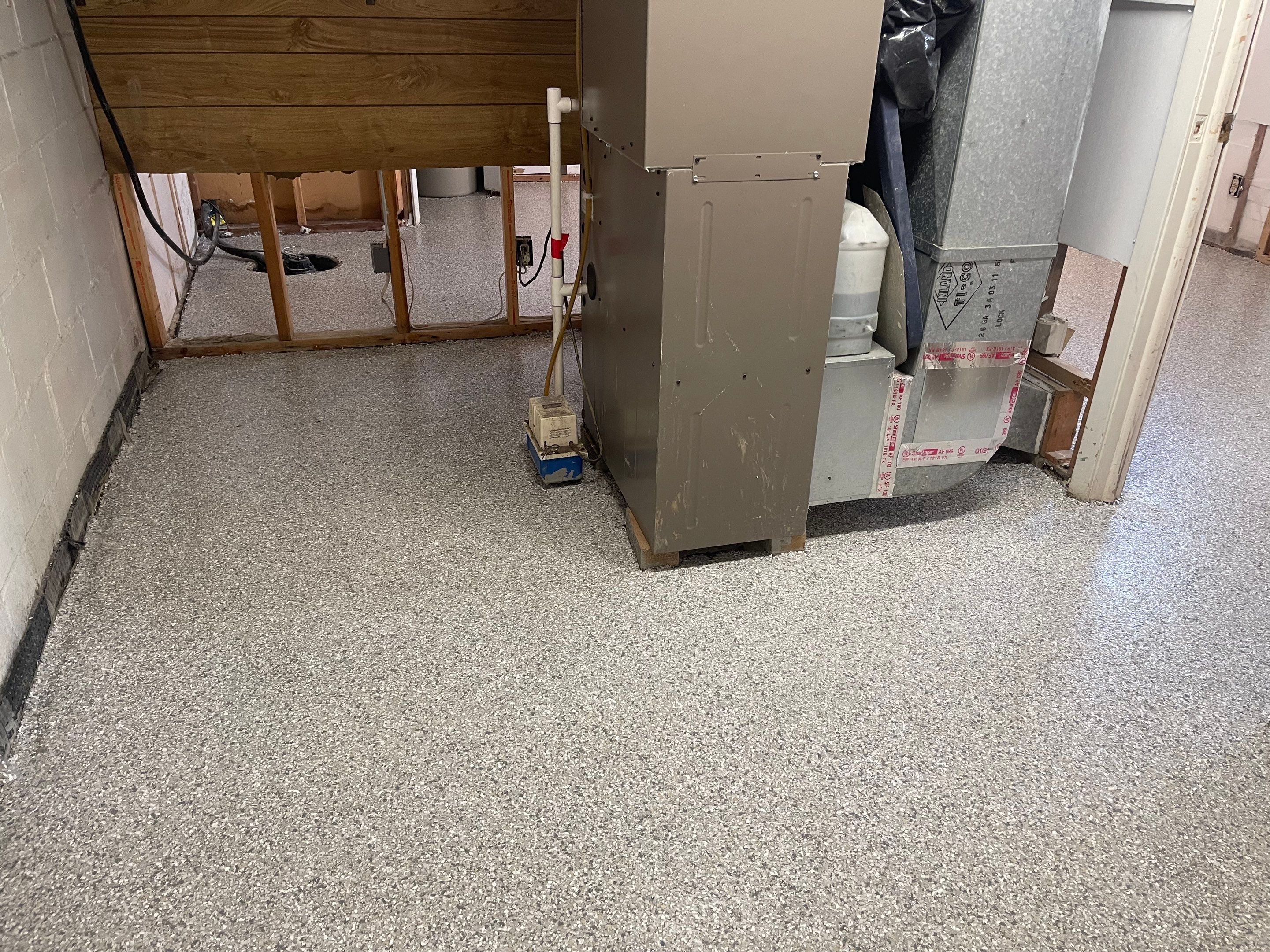 Basement using Mount Everest by Select Painting, Coatings & Garage Cabinets