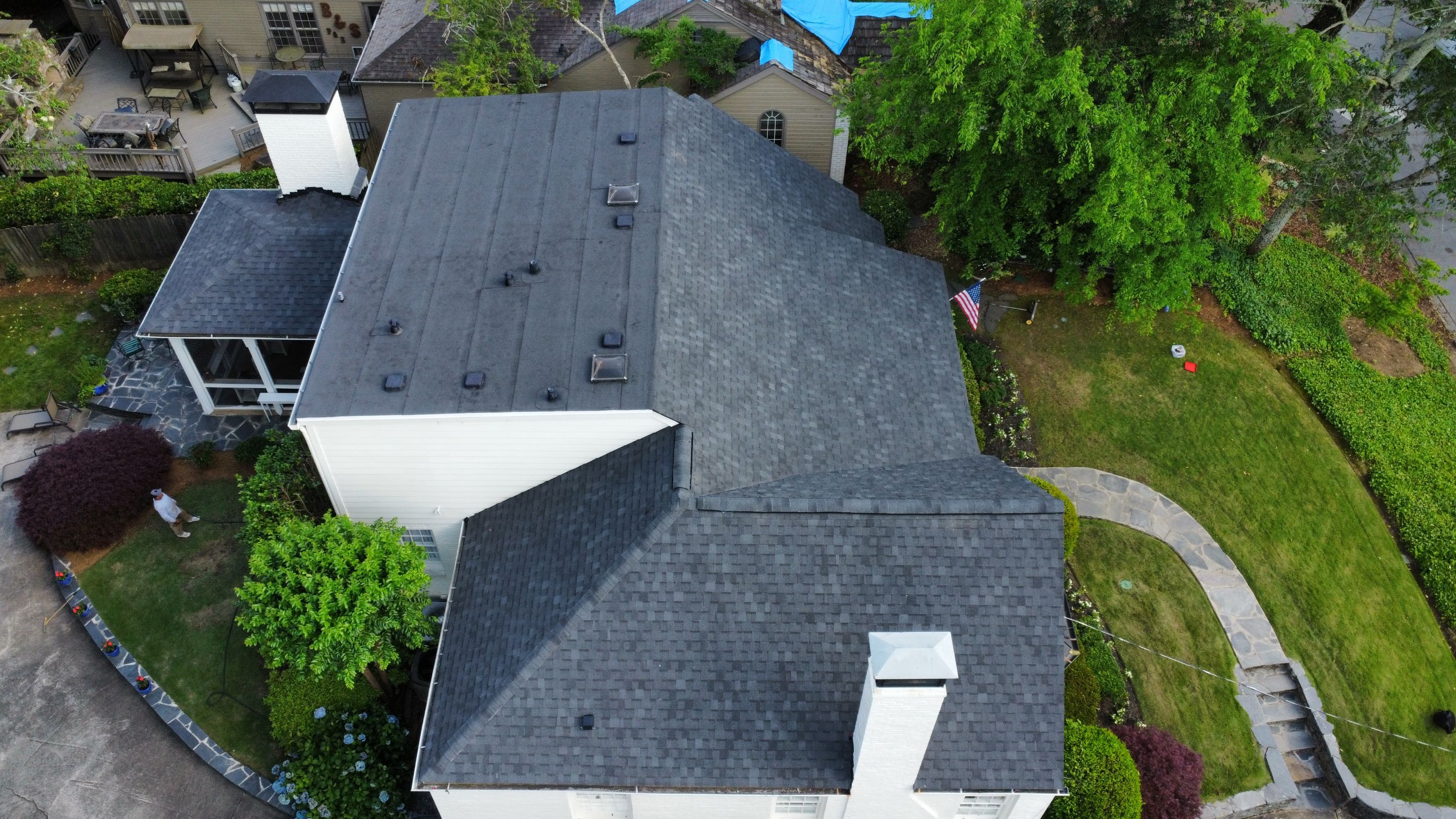 Atlanta, GA Roof Replacement Atlas Pinnacle Pristine Impact Black Shadow by Reset Roofing
