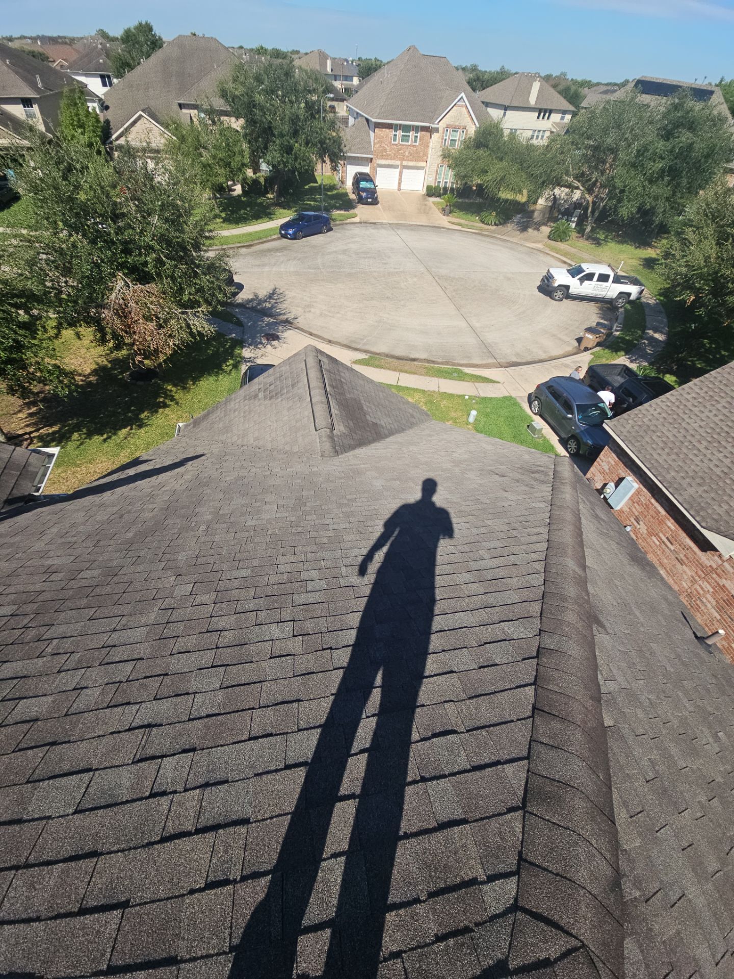 Hail Damage using Owen's Corning Duration (Lifetime) Shingles by Roof Repair Company