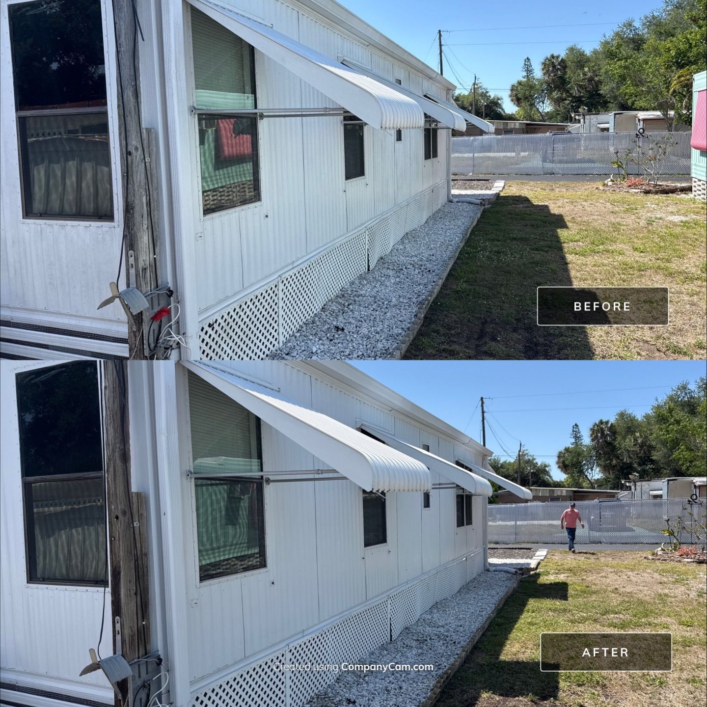 Mobile Home Soft Wash & TPO Roof Cleaning in Plaza Estates – Bradenton, FL by Sunshine AquaWash