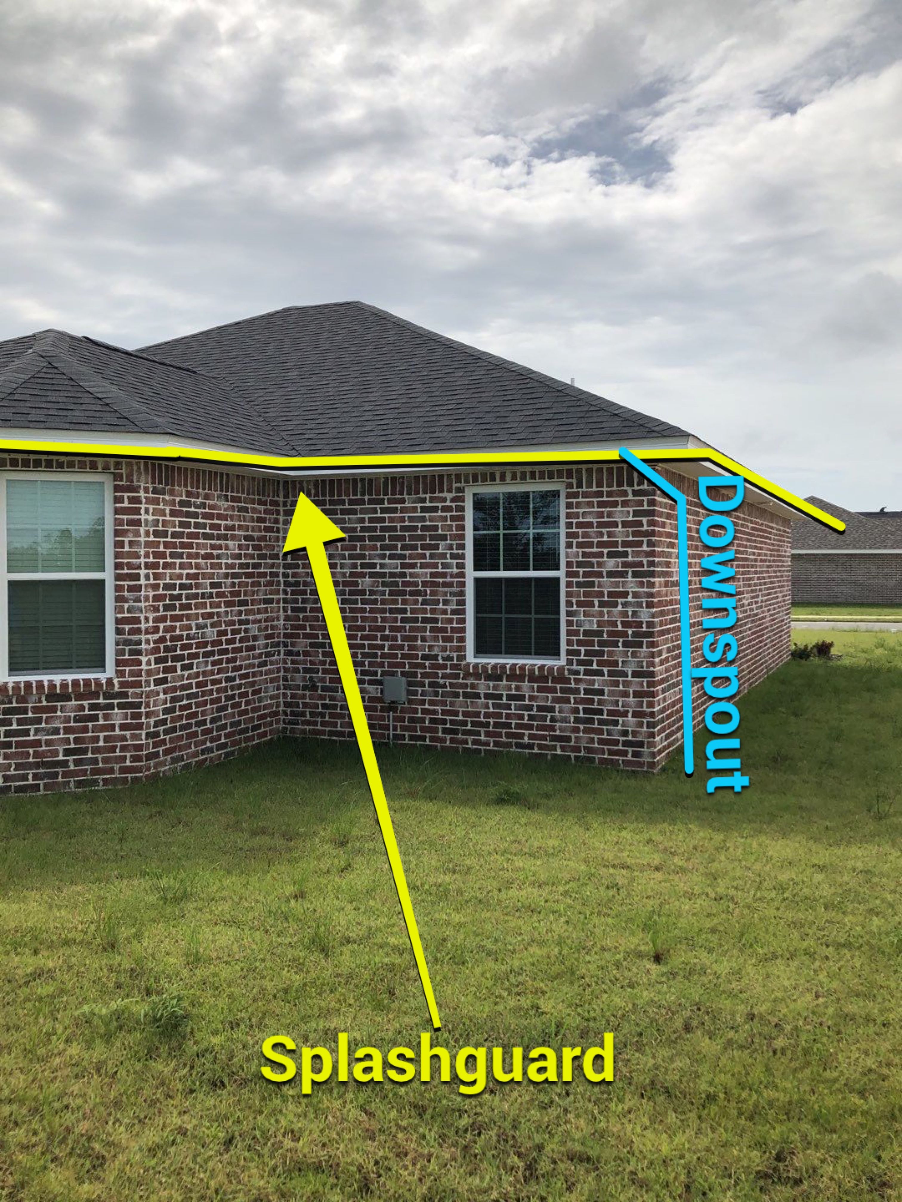 Gutter Installation using K-Style Seamless Gutters by Gutter Professors