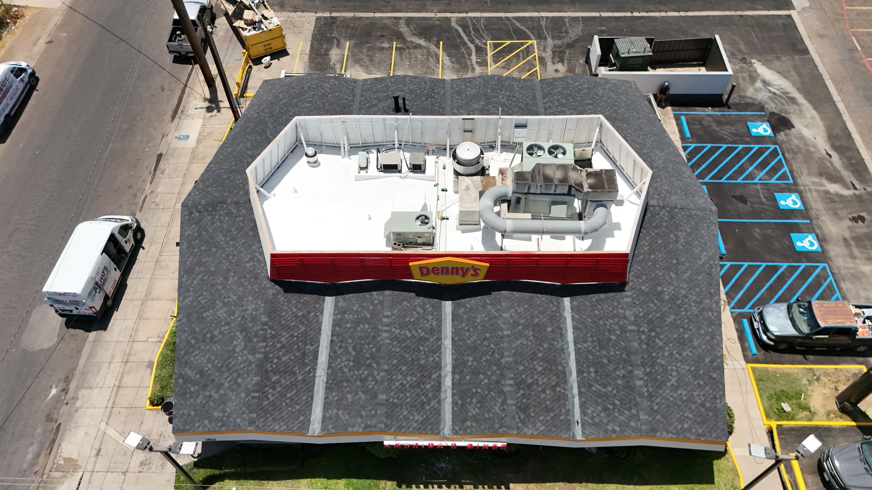 Commercial Asphalt Shingle and Flat Roof Installation in Laredo by JM Flores Roofing & Construction, Inc