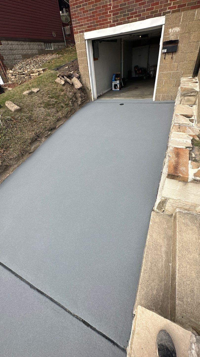 Driveway Project in Pittsburgh by Floors in a Day, Inc