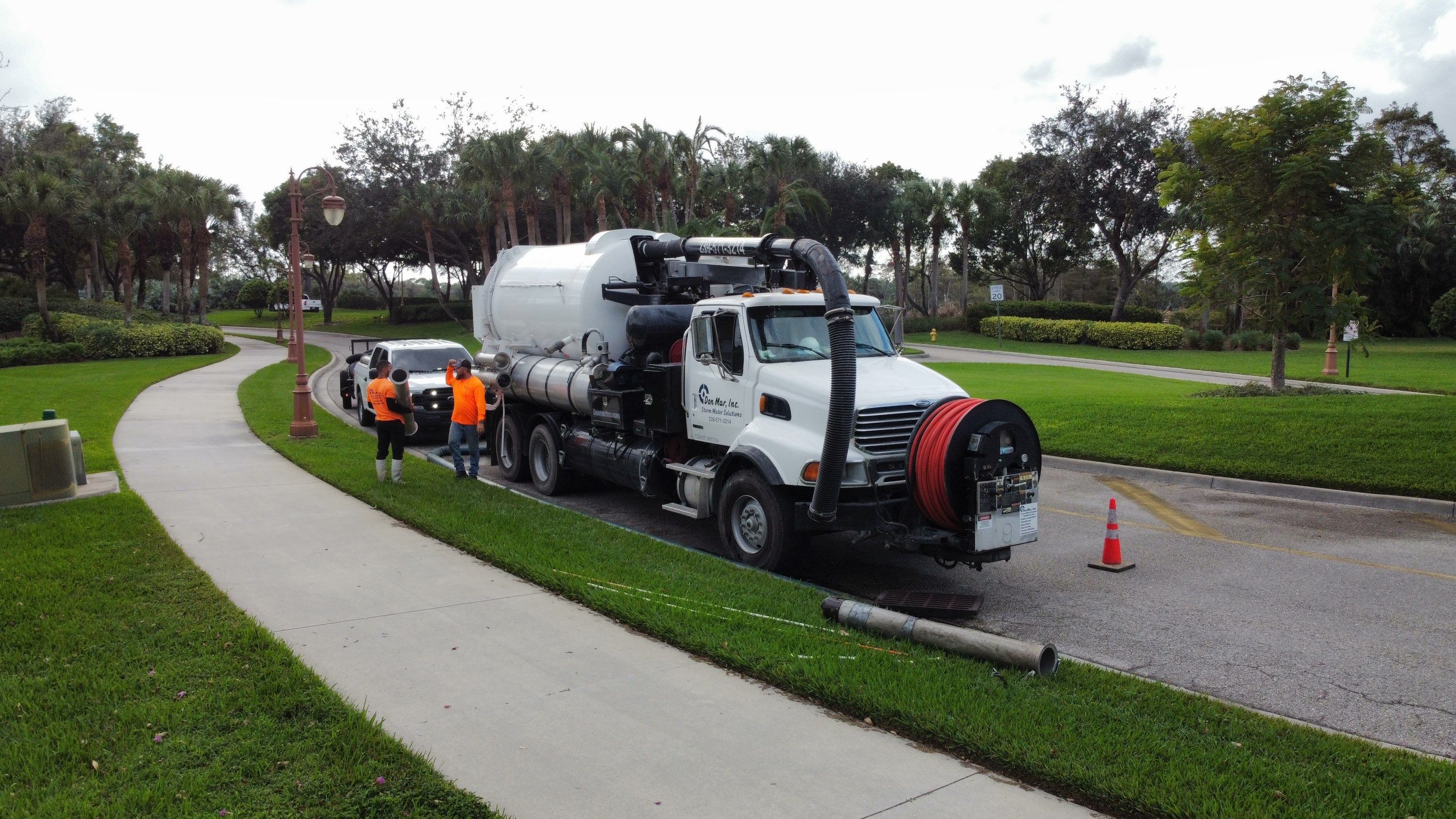 Community Stormwater System Catch Basin Cleaning by APS Power & Water