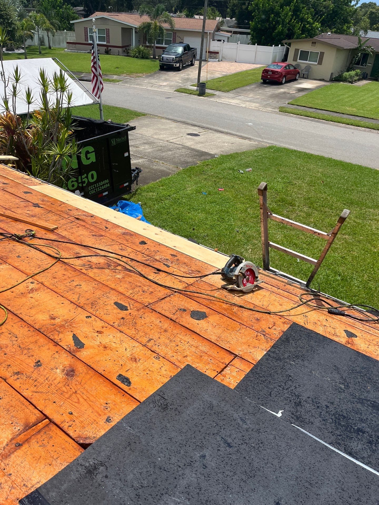 Project in Pinellas Park 33781 by Mitchell Roofing Company LLC