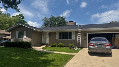 Turtle Shell gutter protection installation in Geneva, IL 60134, photograph 4