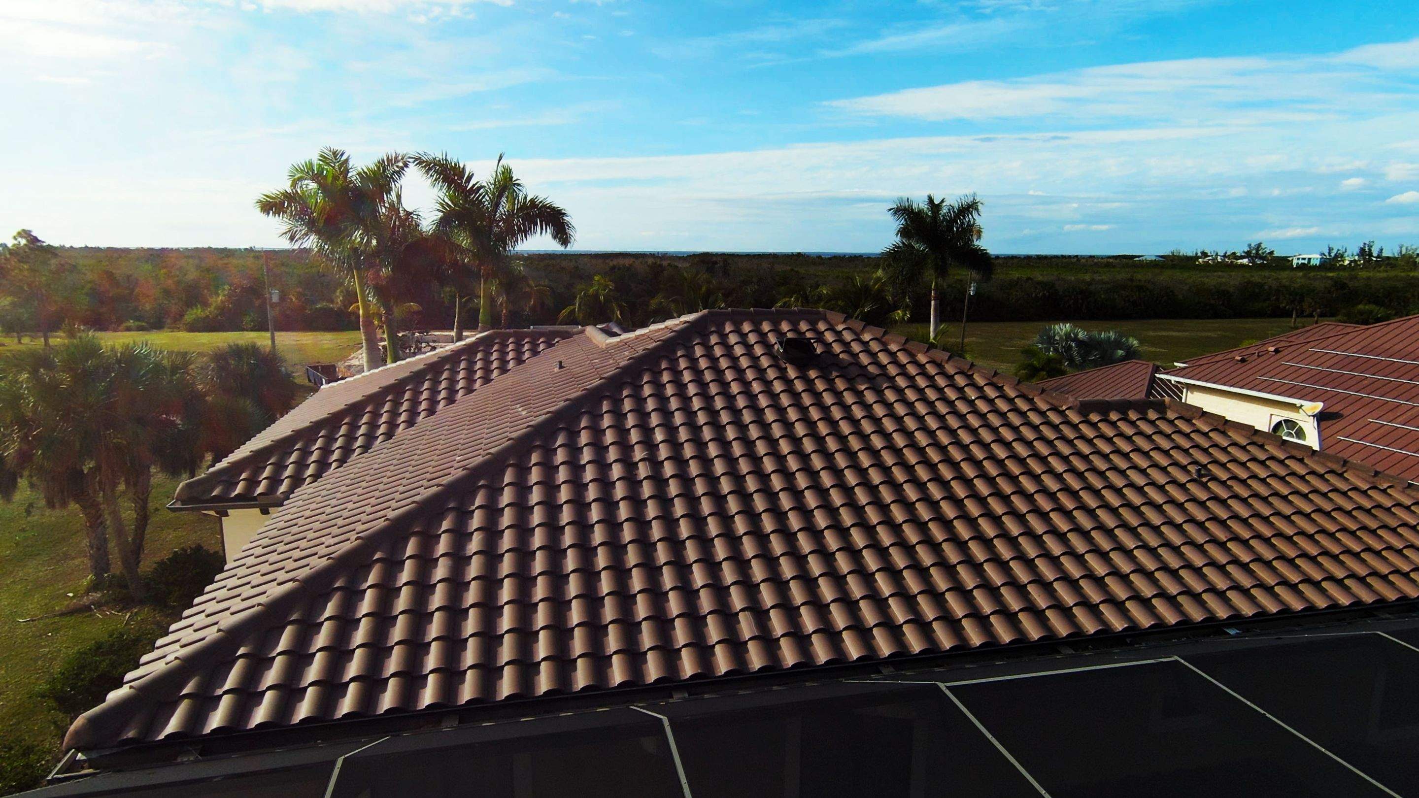 Punta Gorda Concrete Tile Roof Replacement by Four Peaks Roofing