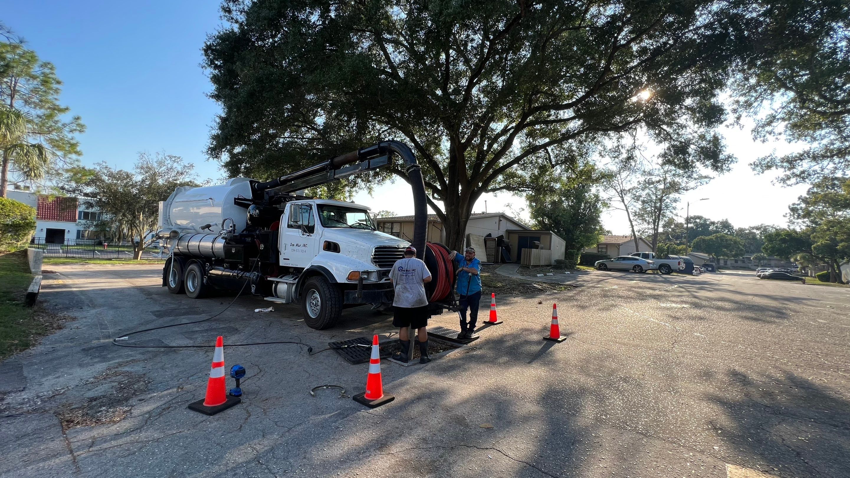 Apartment Complex Storm Water System Cleaning and Maintenance by Don Mar, Inc. Storm Water Solutions
