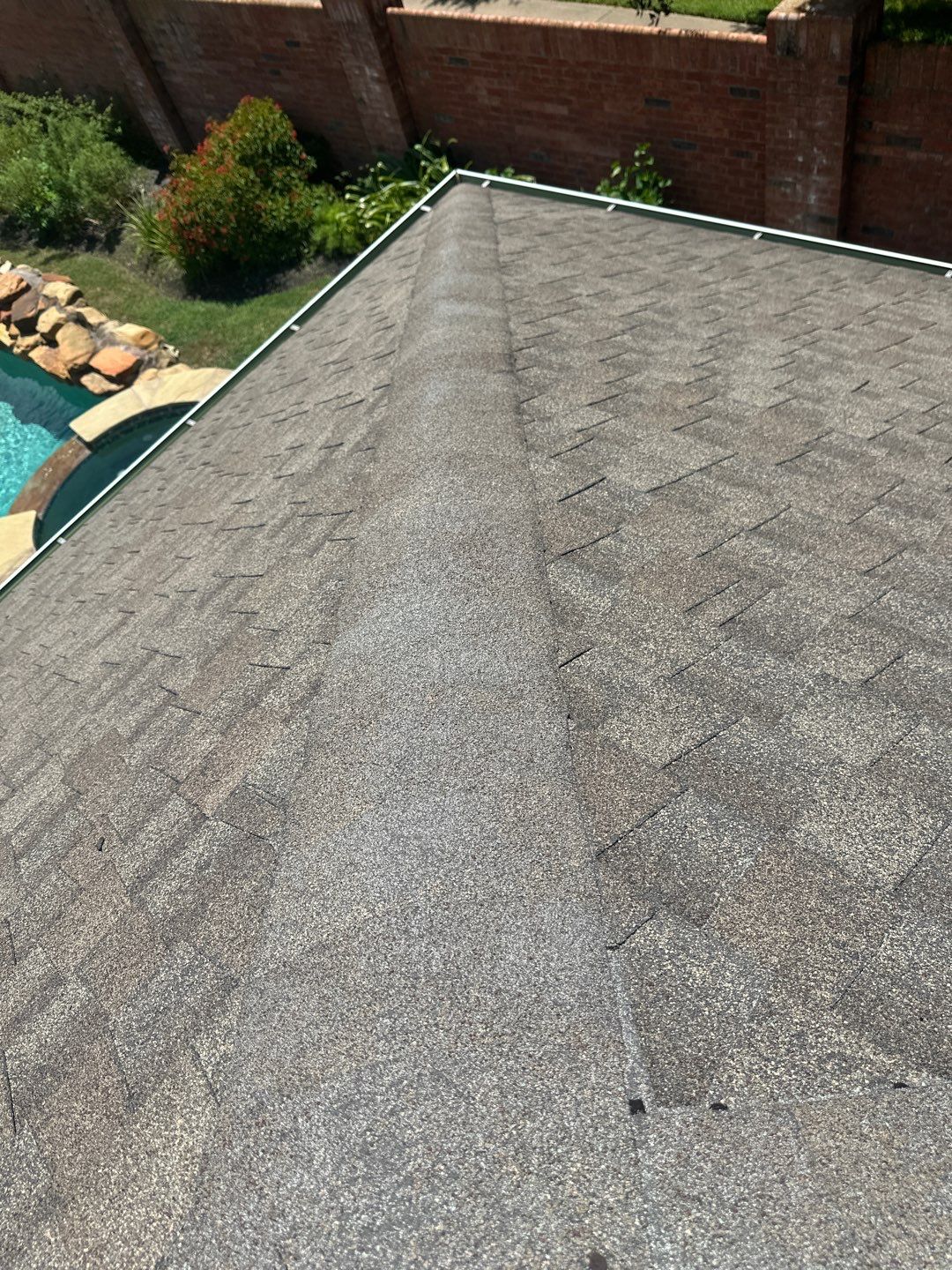 Hail Damage using Owen's Corning Duration (Lifetime) Shingles by Roof Repair Services LLC