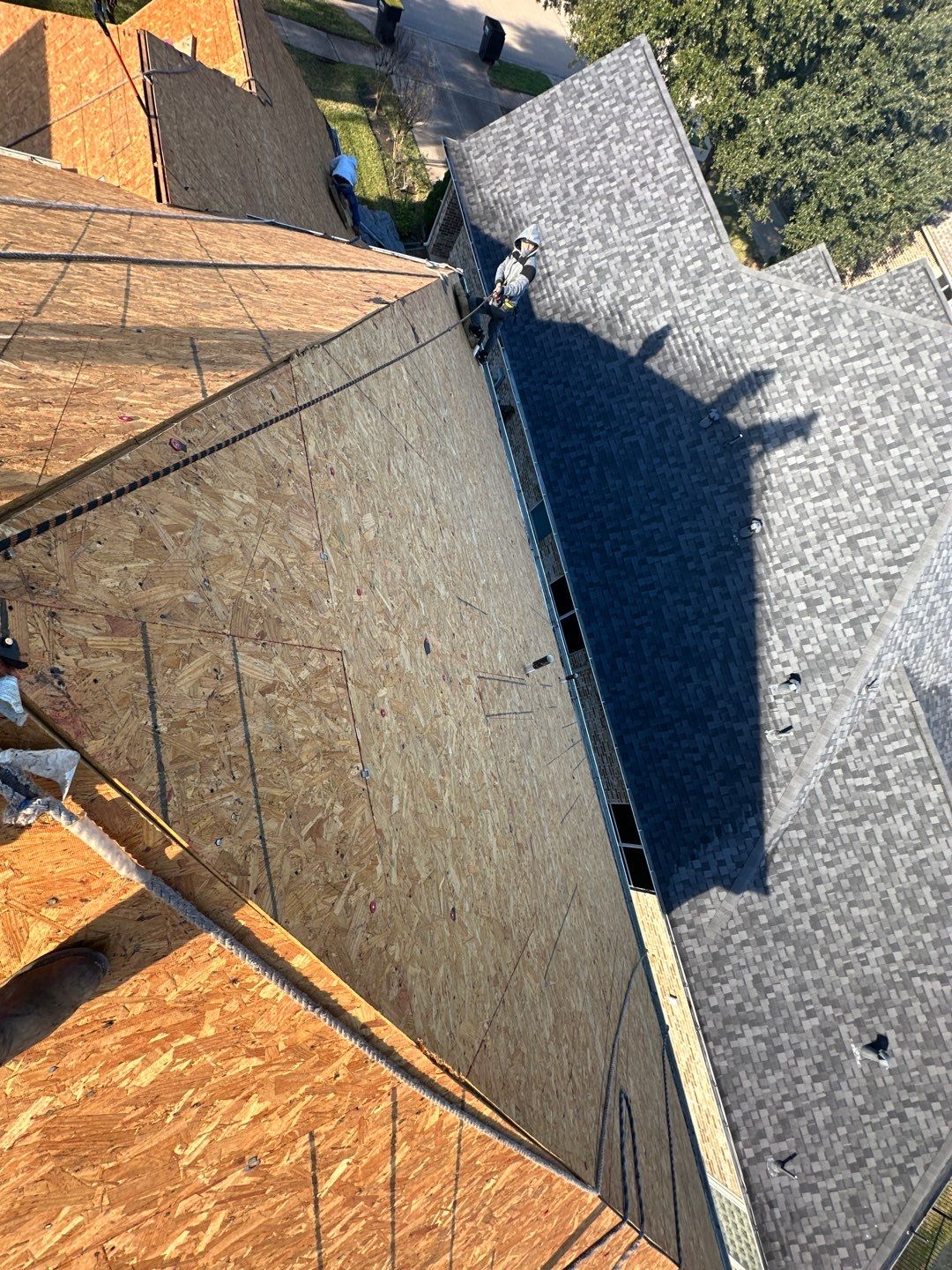 Residential Roofing Installation using Owen's Corning Duration (Lifetime) Shingles by Roof Repair Company