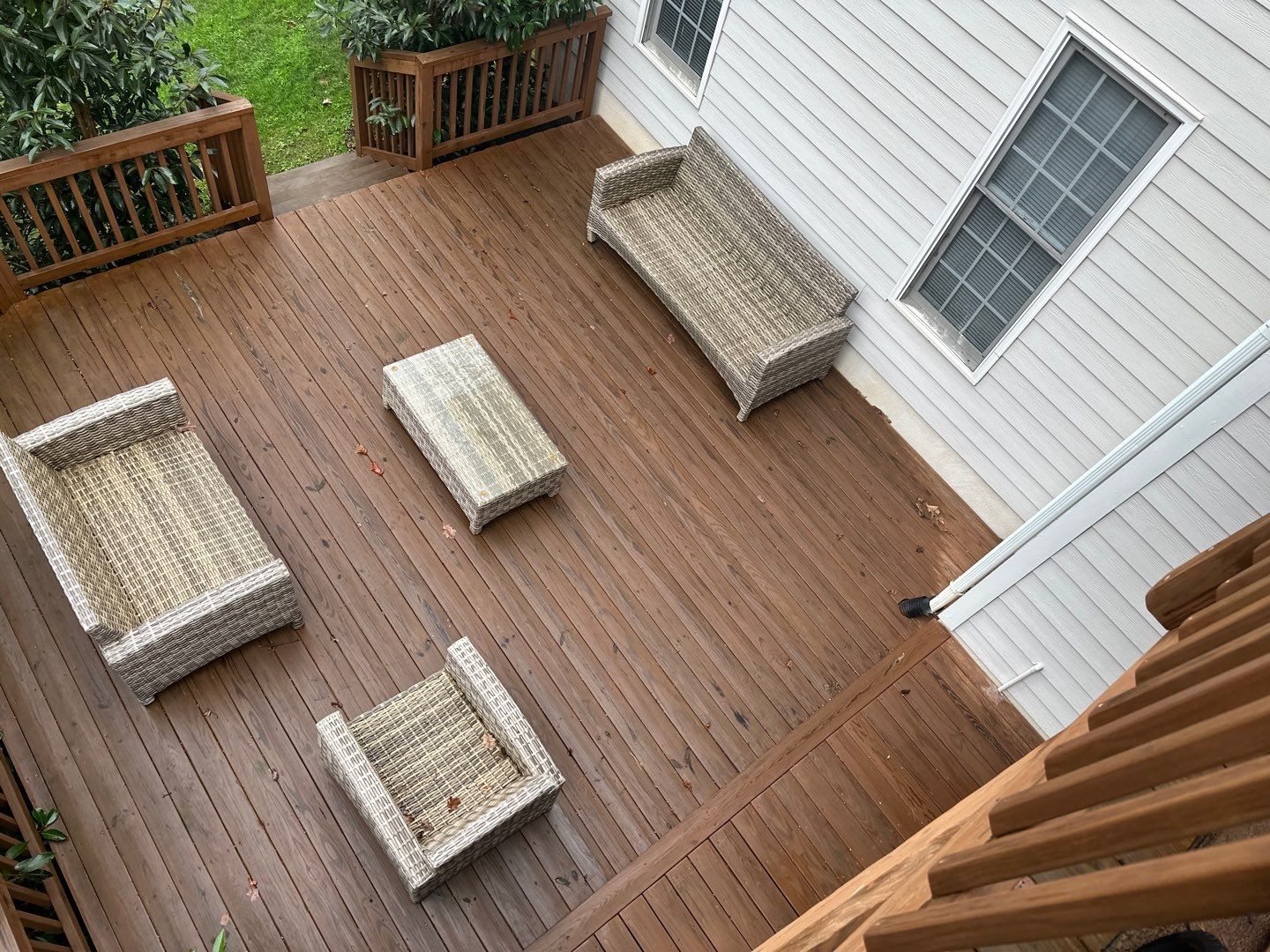 Multi level Deck coated with Wood Sealant by DuraSeal