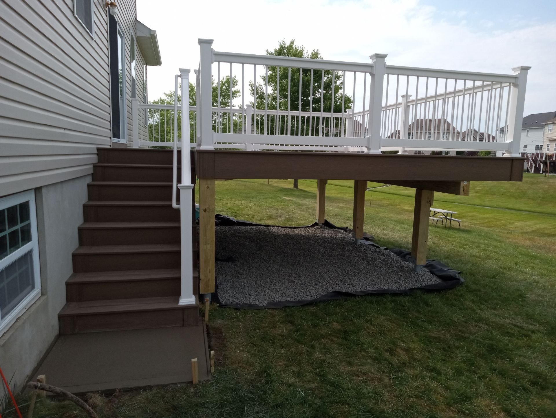 New Deck in Monroe by deck guardian