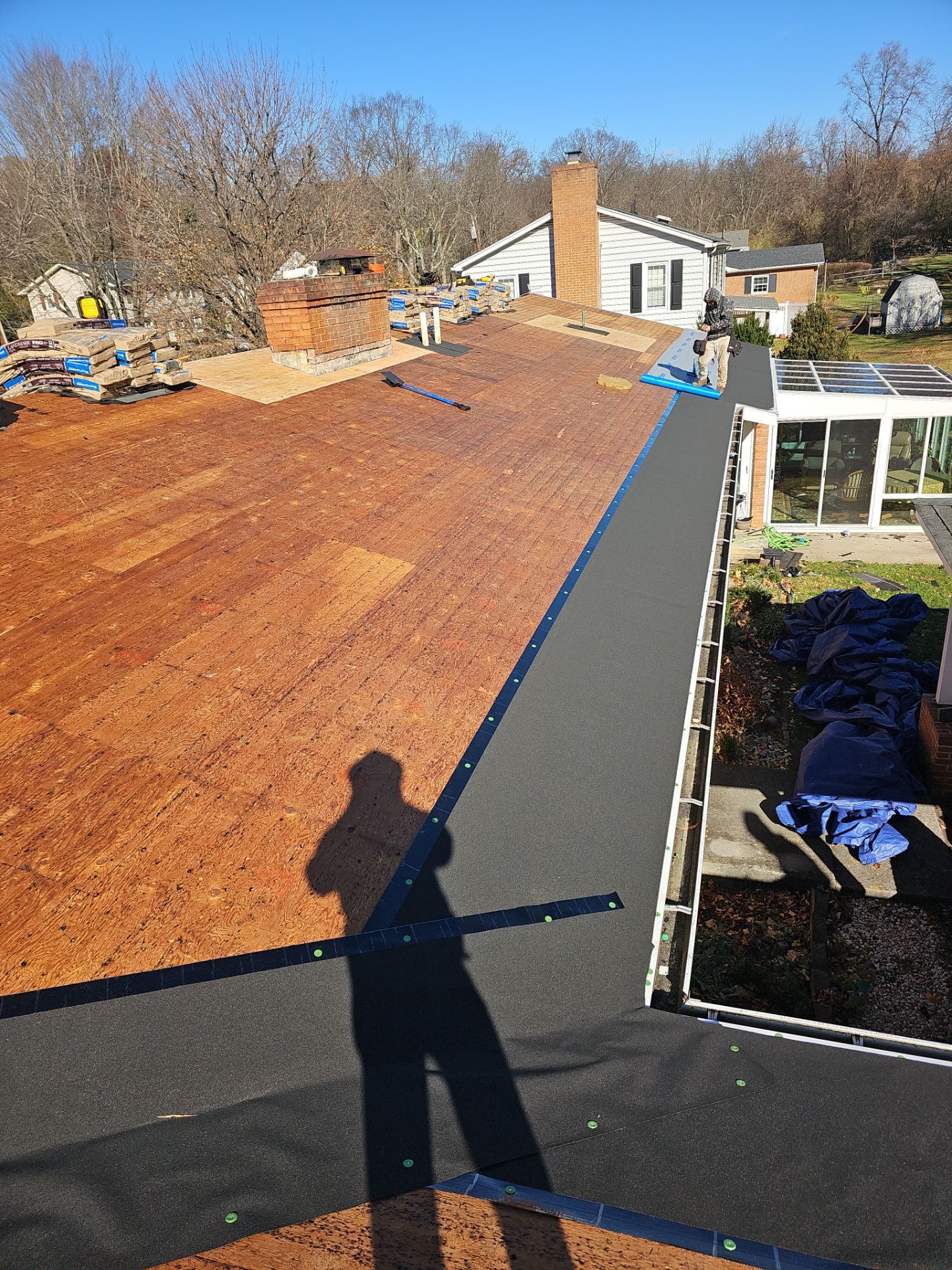 Roof Replacement - Colonial Slate by Winchester Roofing