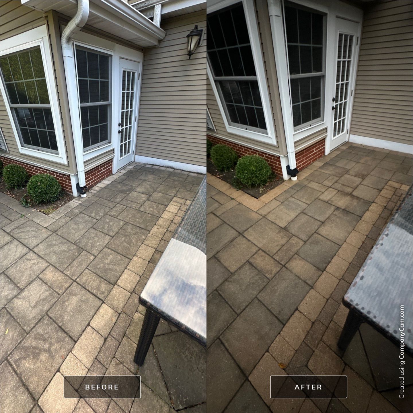 Project in Park Ridge by Simmons Power & Soft Washing