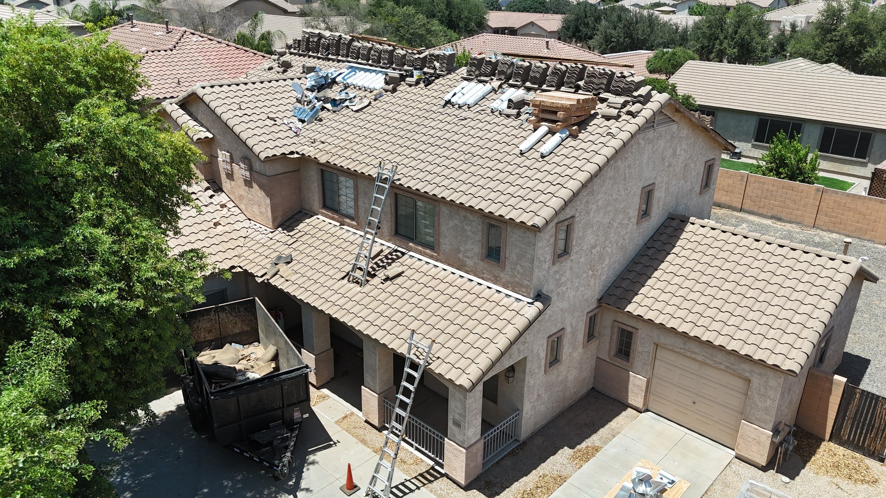 Project in Queen Creek, AZ by Saint Roofing