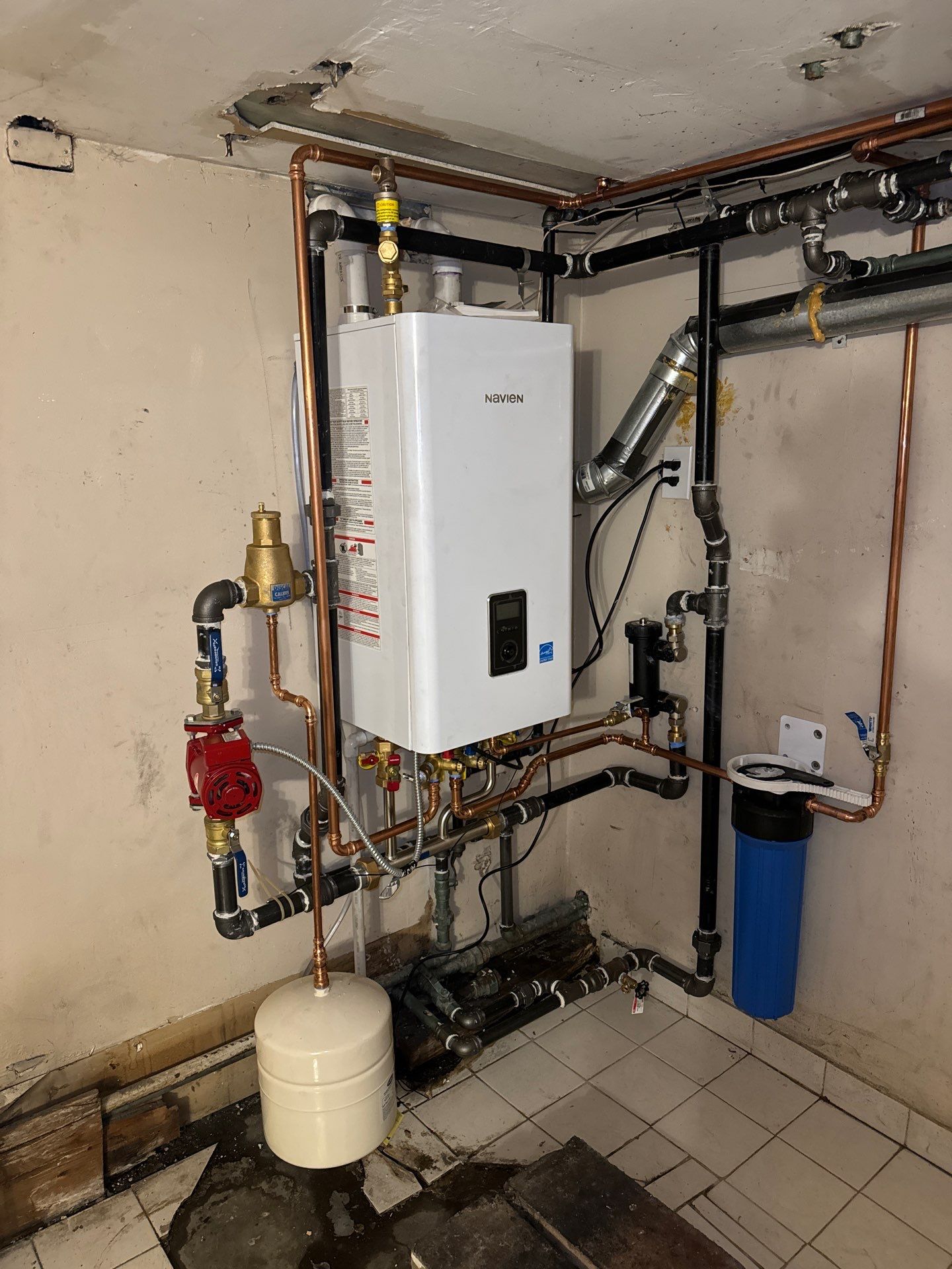 Navien Water Heater Installation by GSHA Services LTD