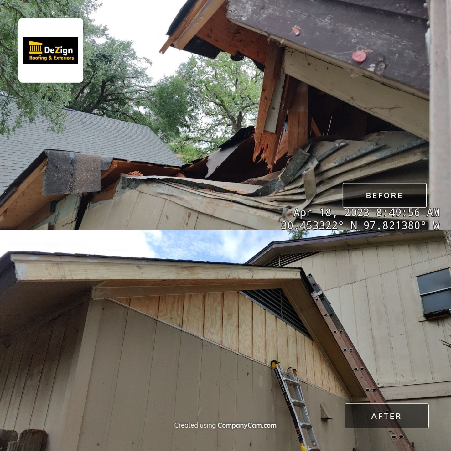Residential Roofing Repair using Owens Corning Driftwood by DeZign Roofing & Exteriors
