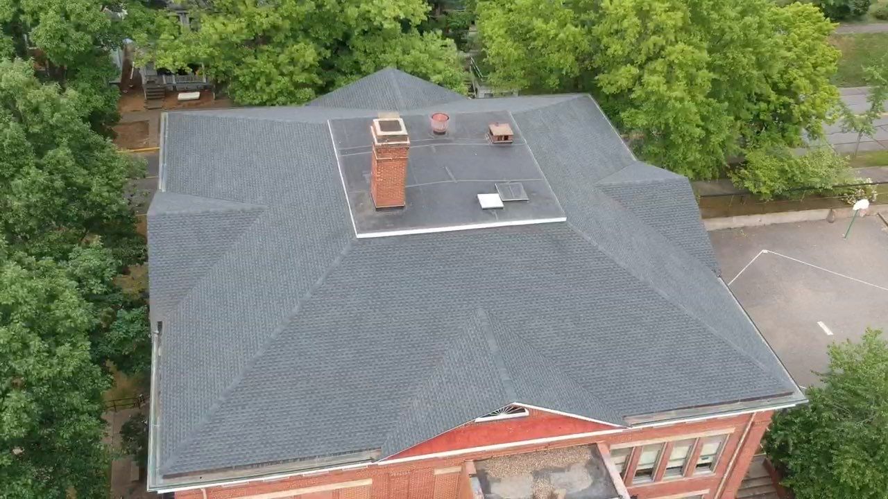 Commercial Roofing Installation using GAF Timberline HDZ by Rainstoppers Roofing