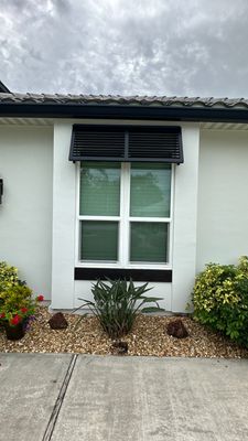 Bahama Shutters In Matte Jet Black