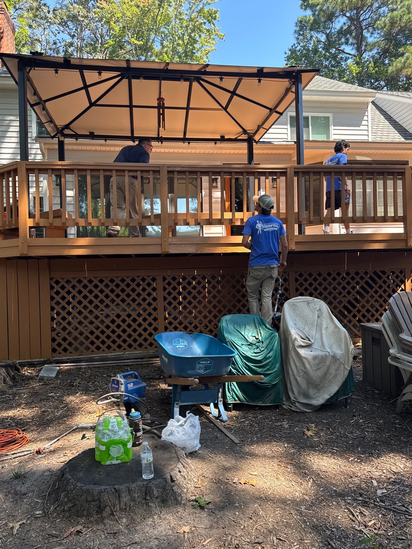 Bill's Deck Staining by Highfill Painting