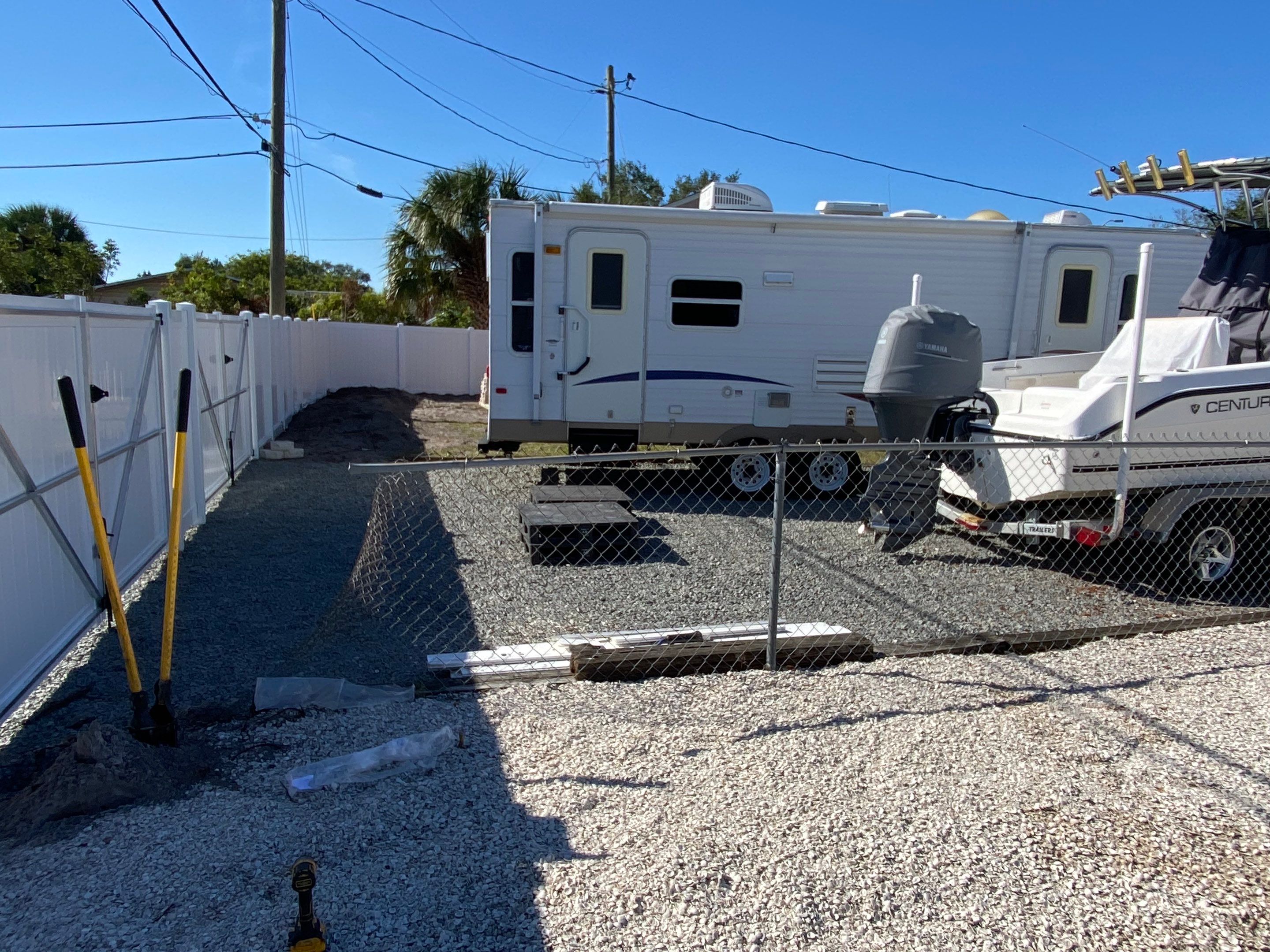 Bradenton FL 6 ft. Tall White Vinyl Privacy Fence  by Asap fence and gates, LLC
