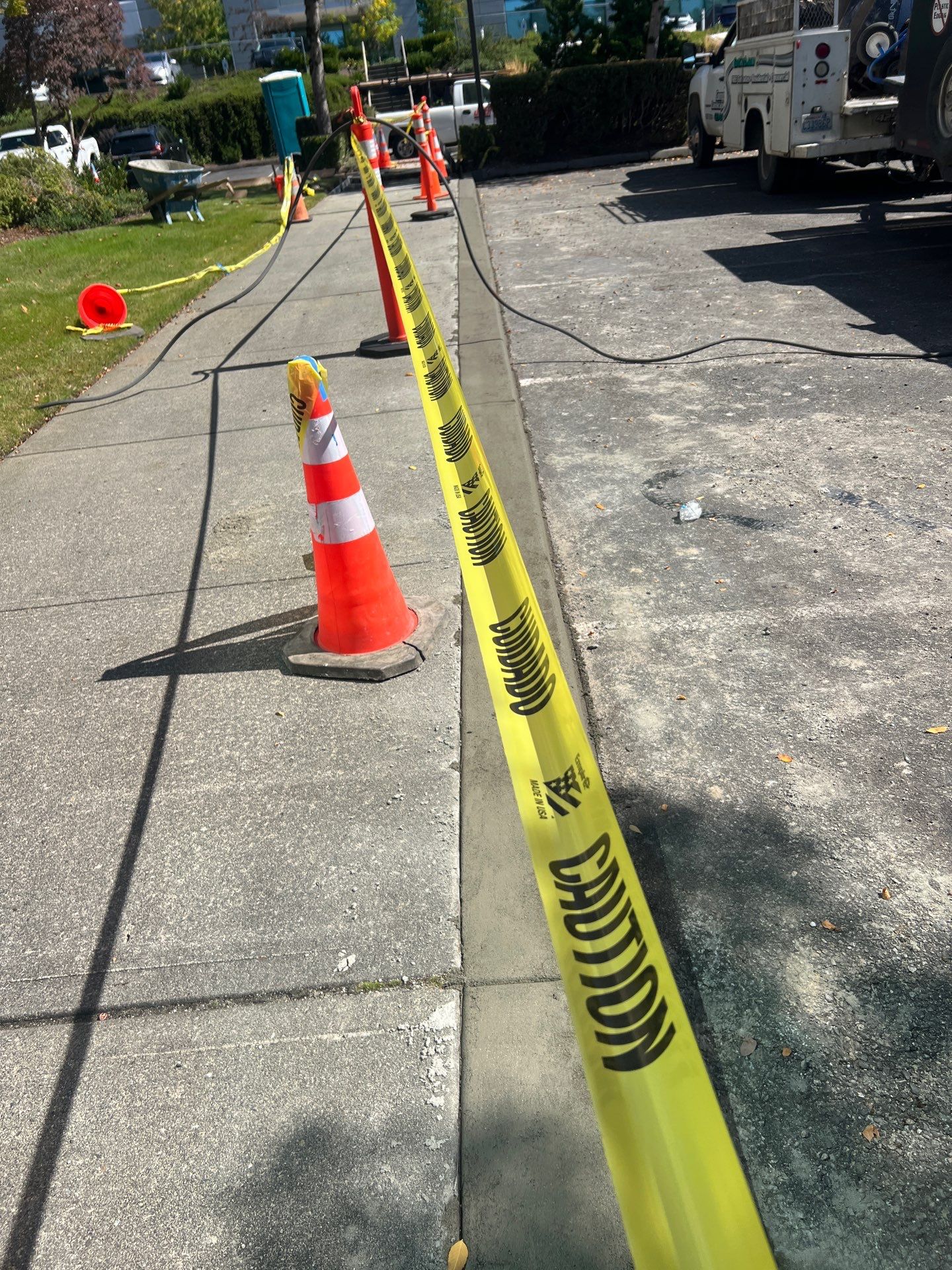 Kidder Matthews | Parking Lot Sealcoating & Striping with Concrete Curb & Patch Repairs  by Jireh Asphalt & Concrete Inc 