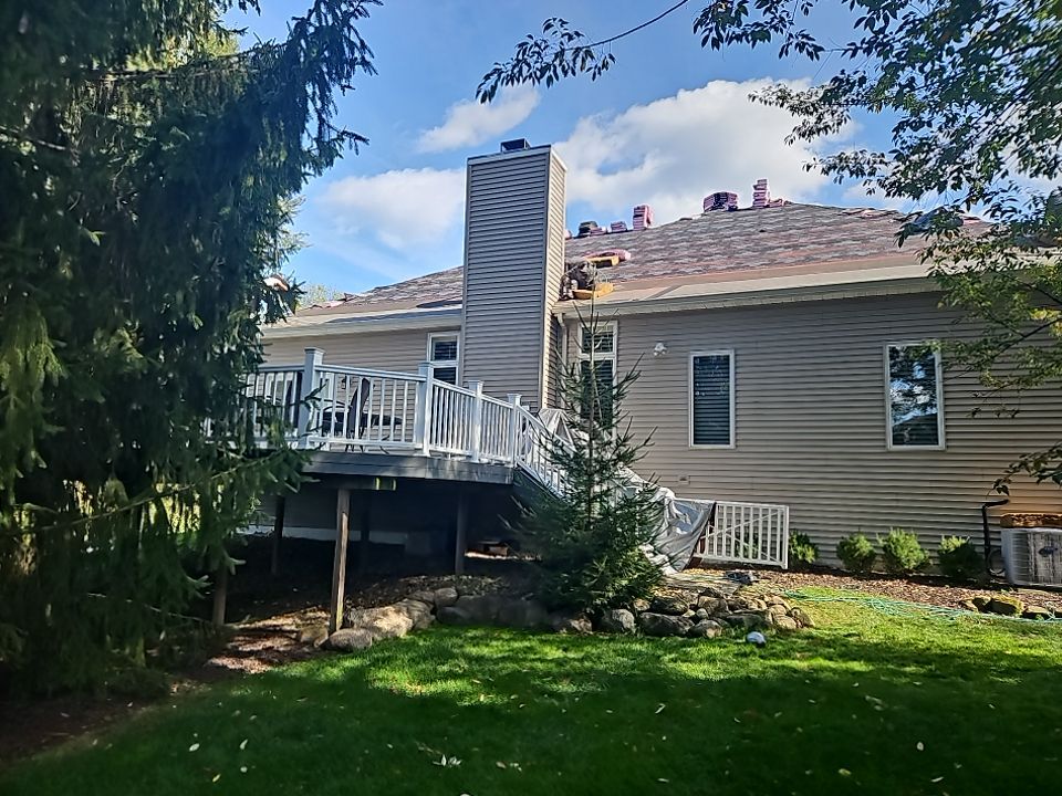 Residential Roof Replacement using Owens Corning Duration, Driftwood by Absolute Roofing and Construction