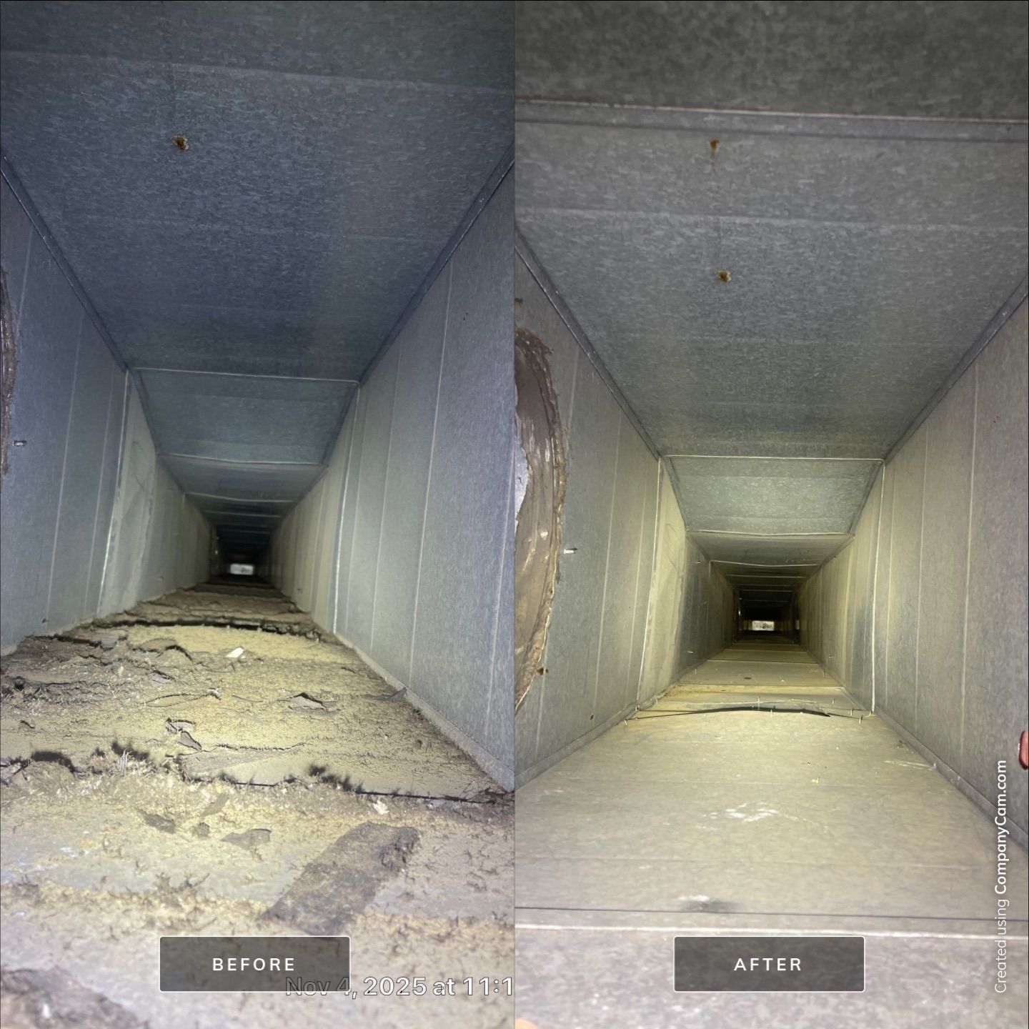 Project in Columbus by Duct Cleaning Solutions 
