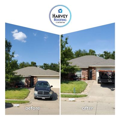 Residential Roofing Installation using Roofing Shingles