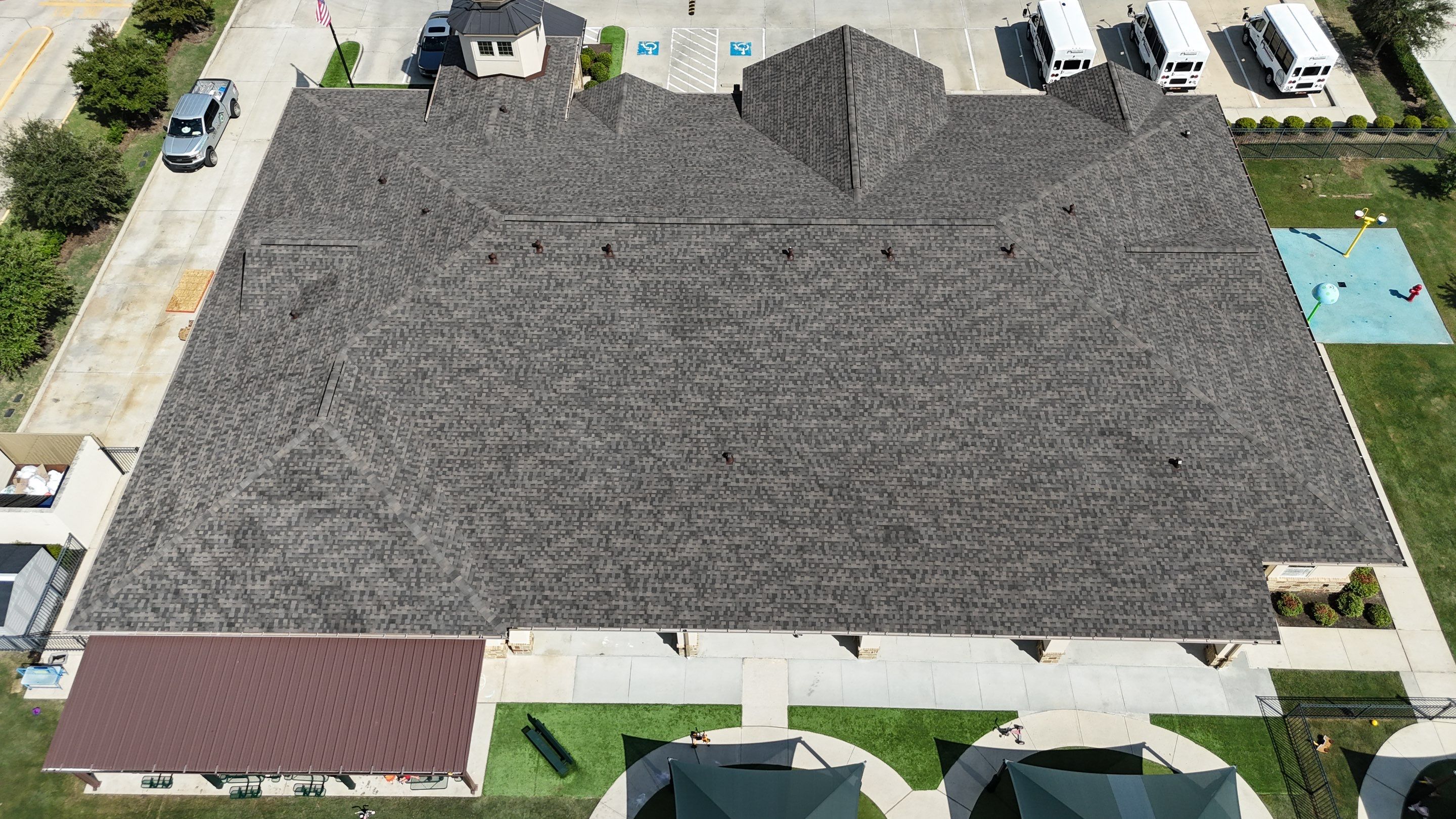 Roof Replacement on a Daycare! by Core Four Roofing
