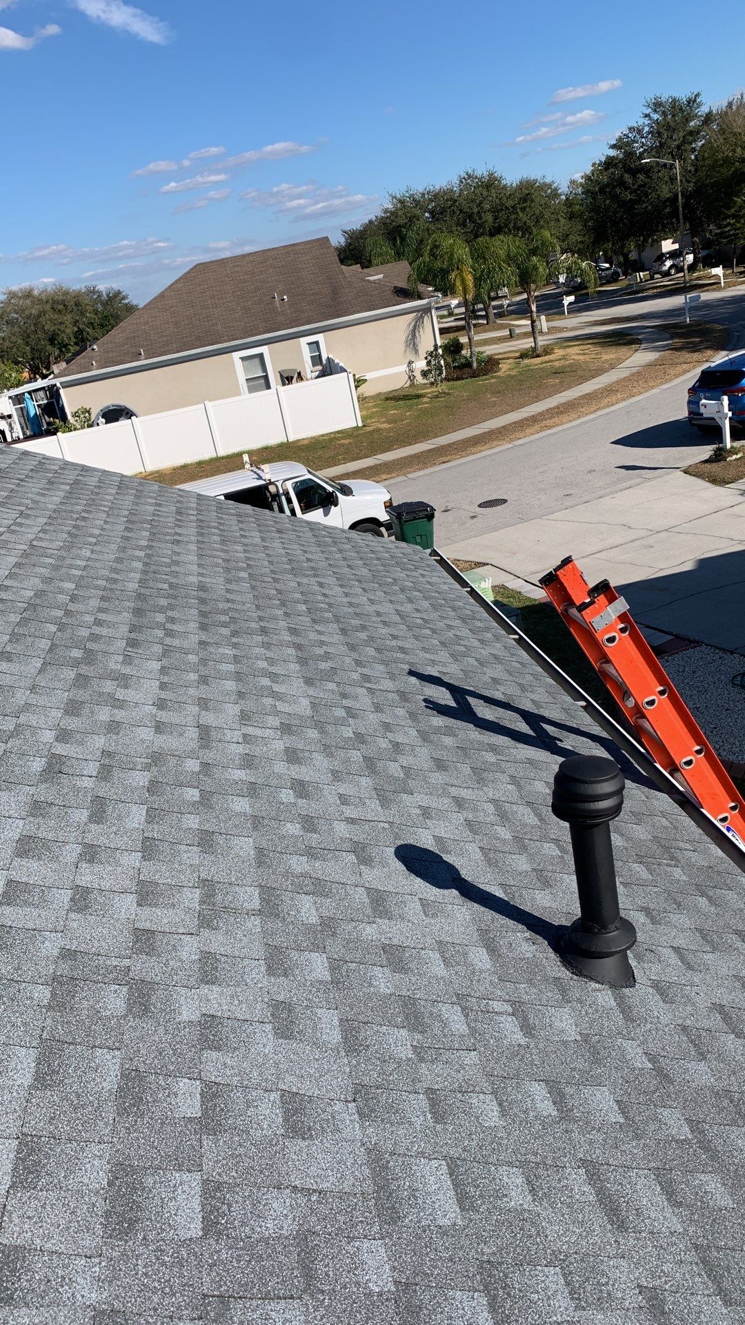 Residential Insurance Roofing Installation using GAF HDZ Shingles by Protek Roofing Heating Air & Solar