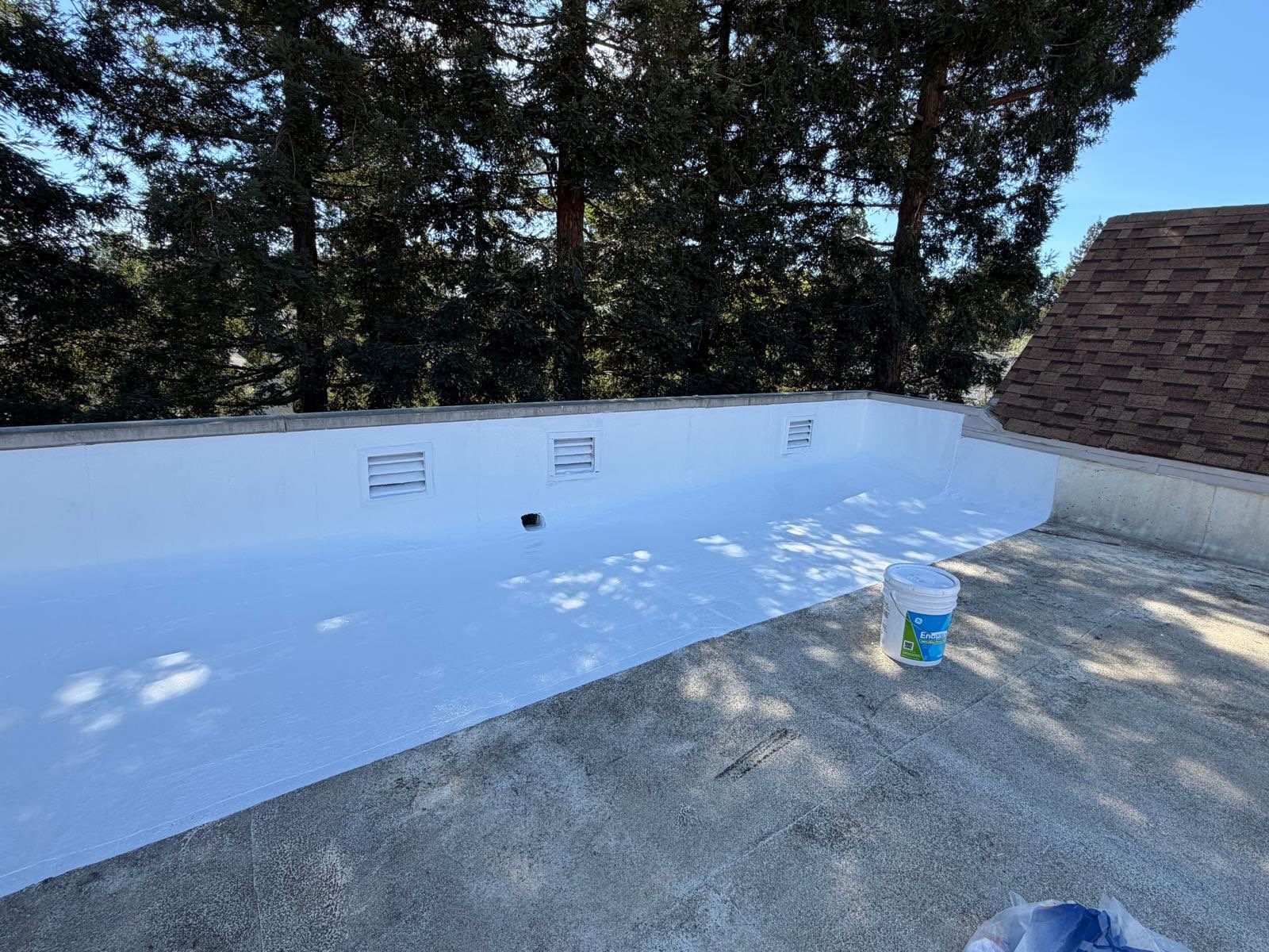 Roof Top Boiler Room and Roofing Repairs by Anza Builders, Inc. 