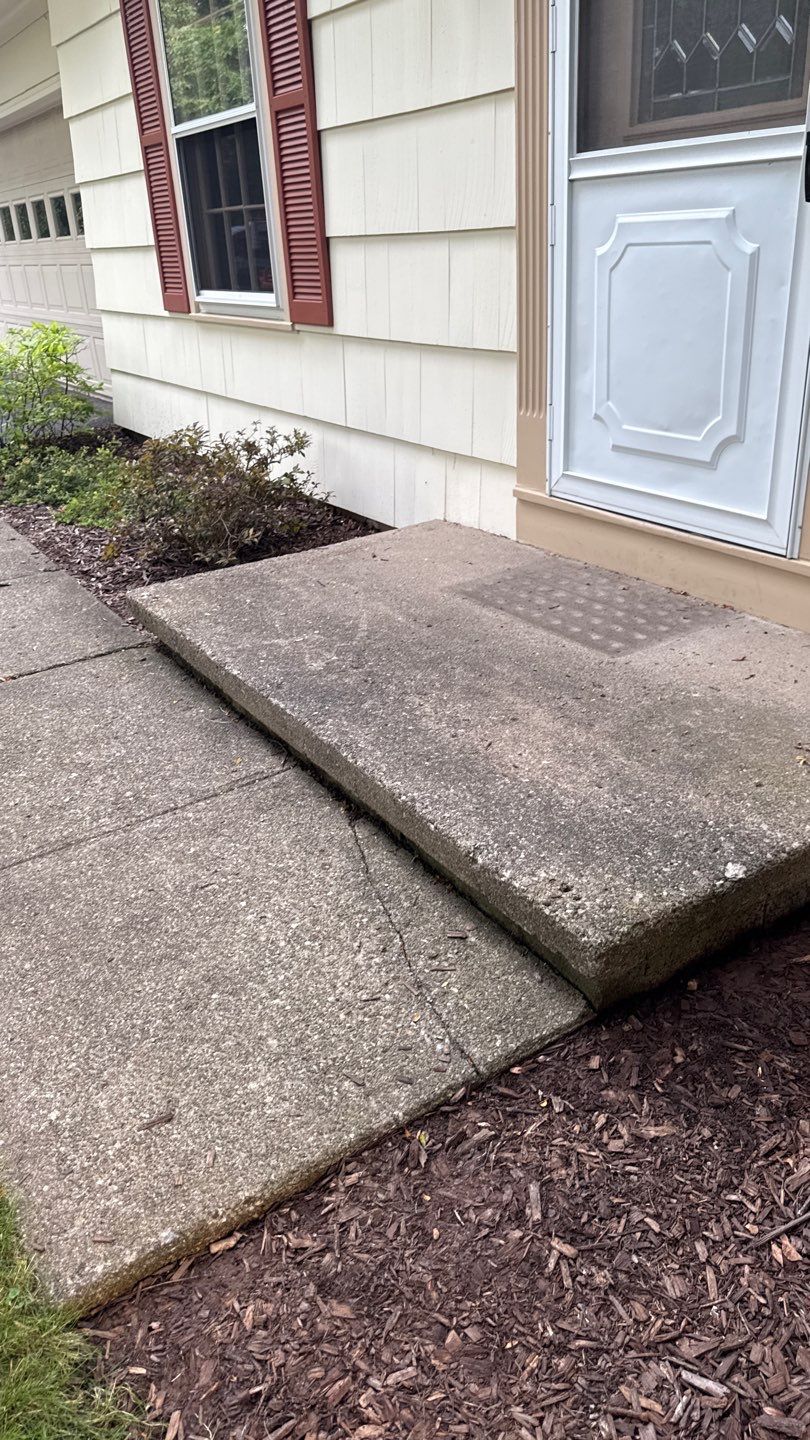 Broom Finish Walkway  by NG Masonry & Construction LLC