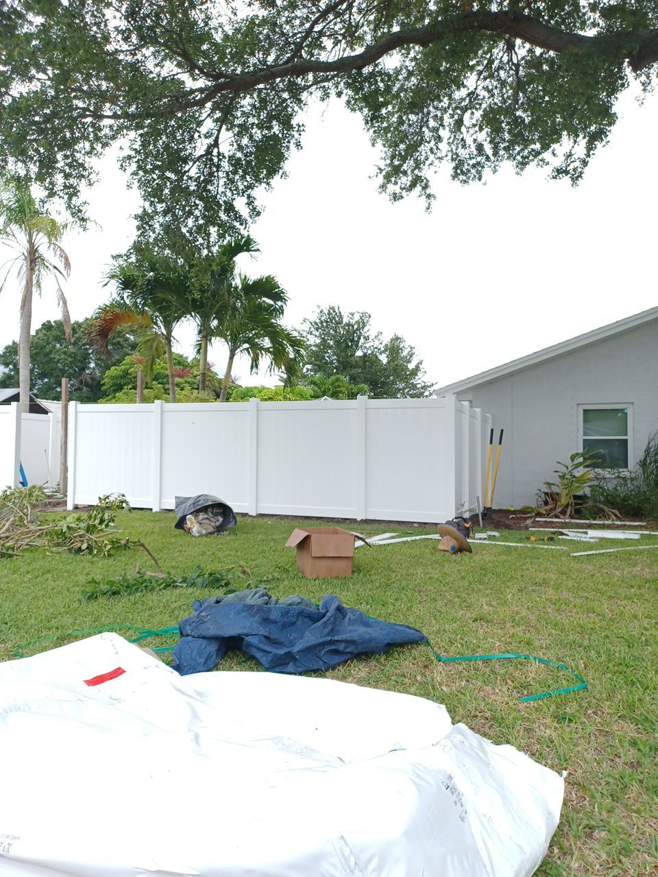 Bradenton, FL 6ft. White Vinyl Privacy Fence by Asap fence and gates, LLC