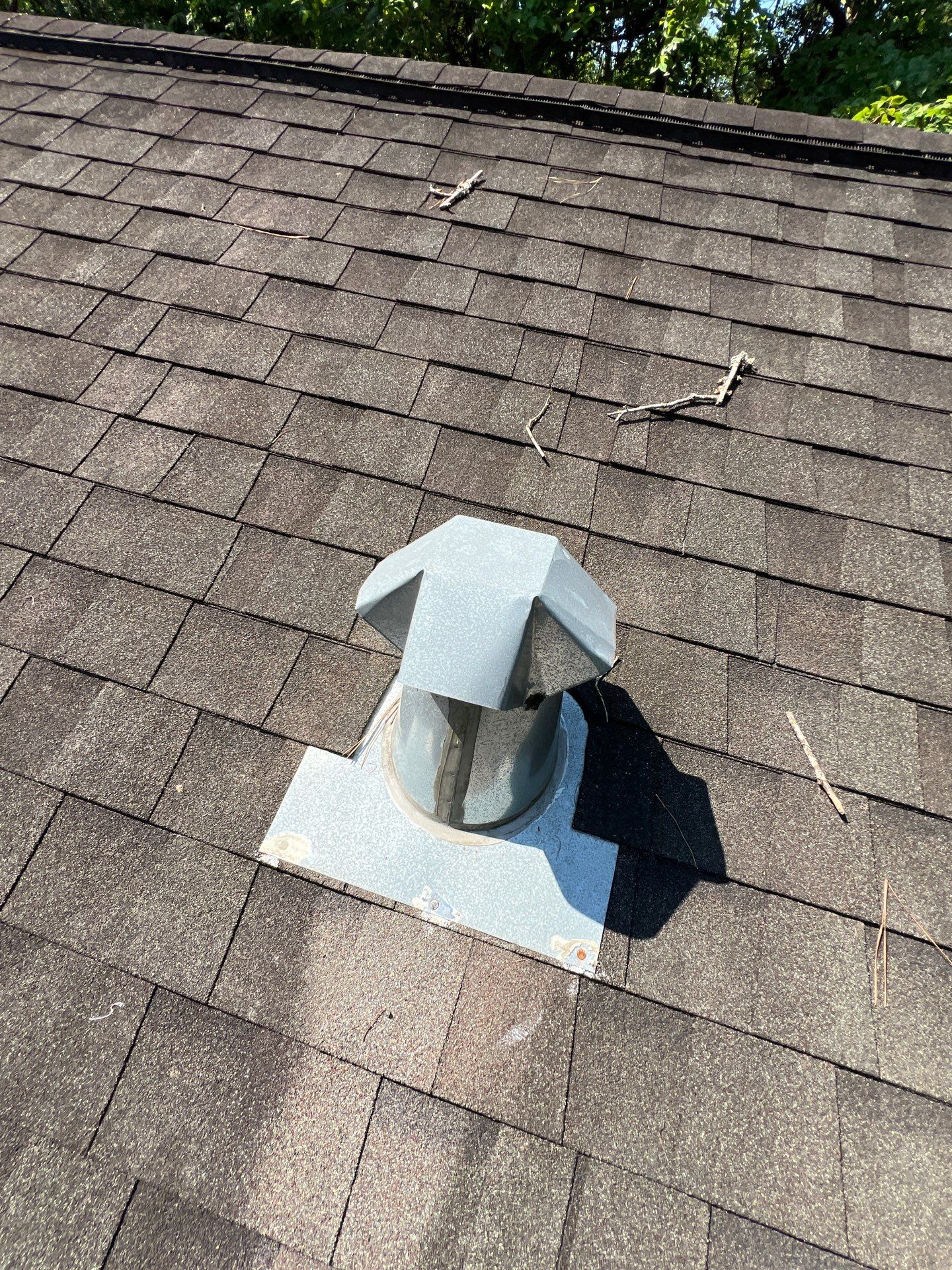Hail Damage using Metal by Roof Repair Services LLC