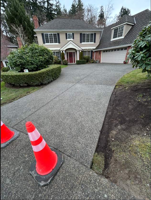Concrete Driveway Patch Repair & Sealer | Mukilteo  by Jireh Asphalt & Concrete Inc 