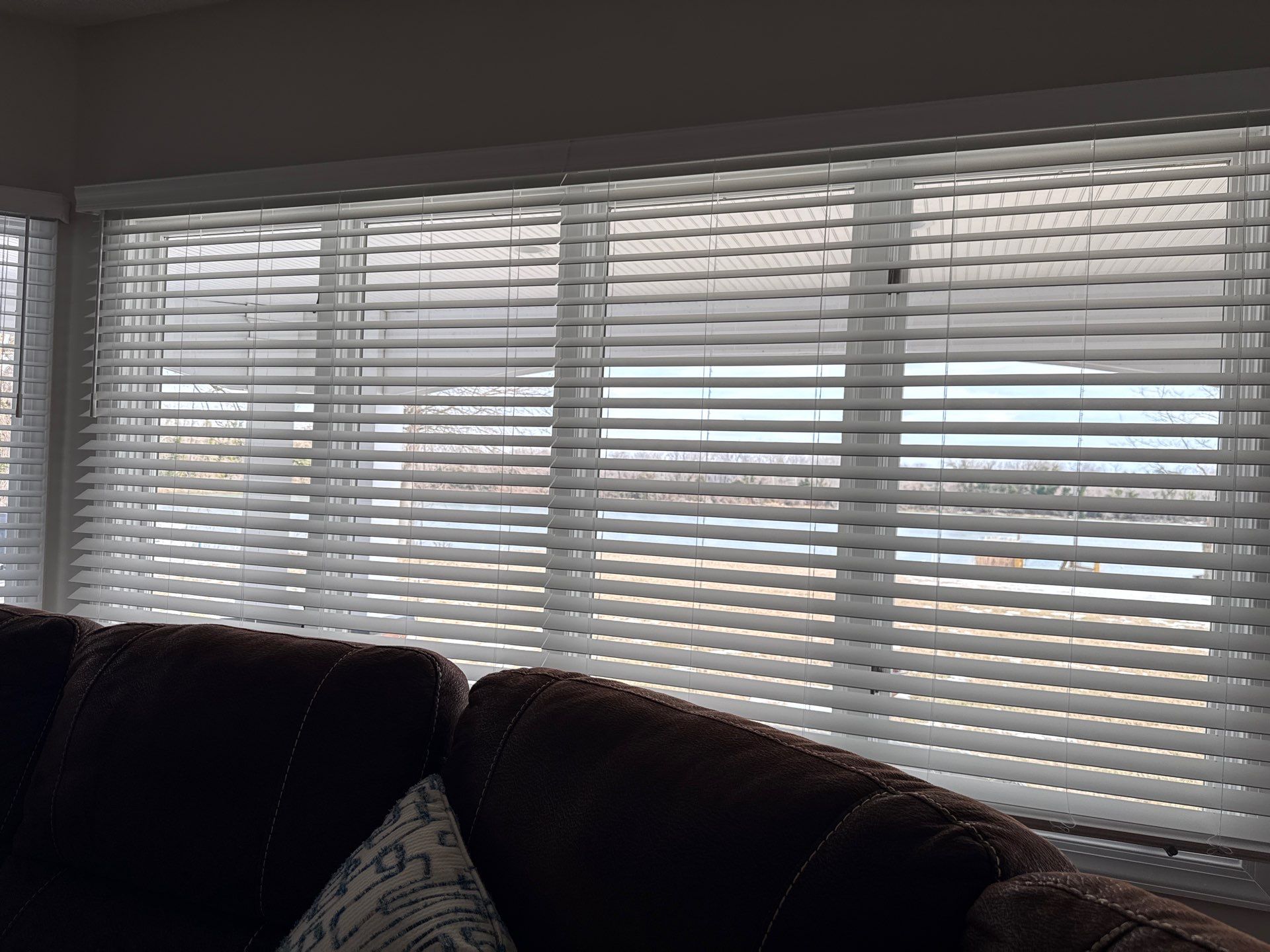 Faux Wood Blinds Project in Broomes Island, MD by Southern Maryland Custom Blinds