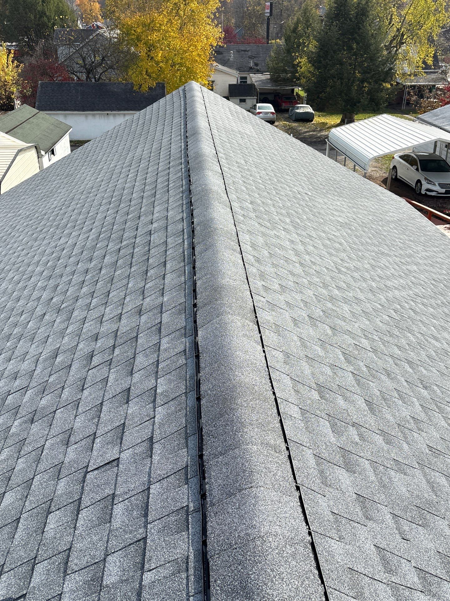 Residential Roofing Installation using GAF Timberline HDZ Oyster Grey by Rainstoppers Roofing