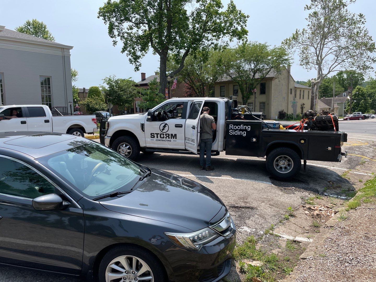 Slate removal/Cedar Shake replacement by Storm Contracting 