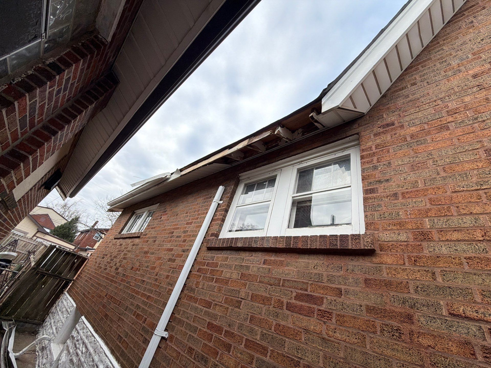 Holly Hills Storm Restoration: Soffit Repair & 6" Gutter Upgrade (South St. Louis) by Acute Roofing And Exteriors