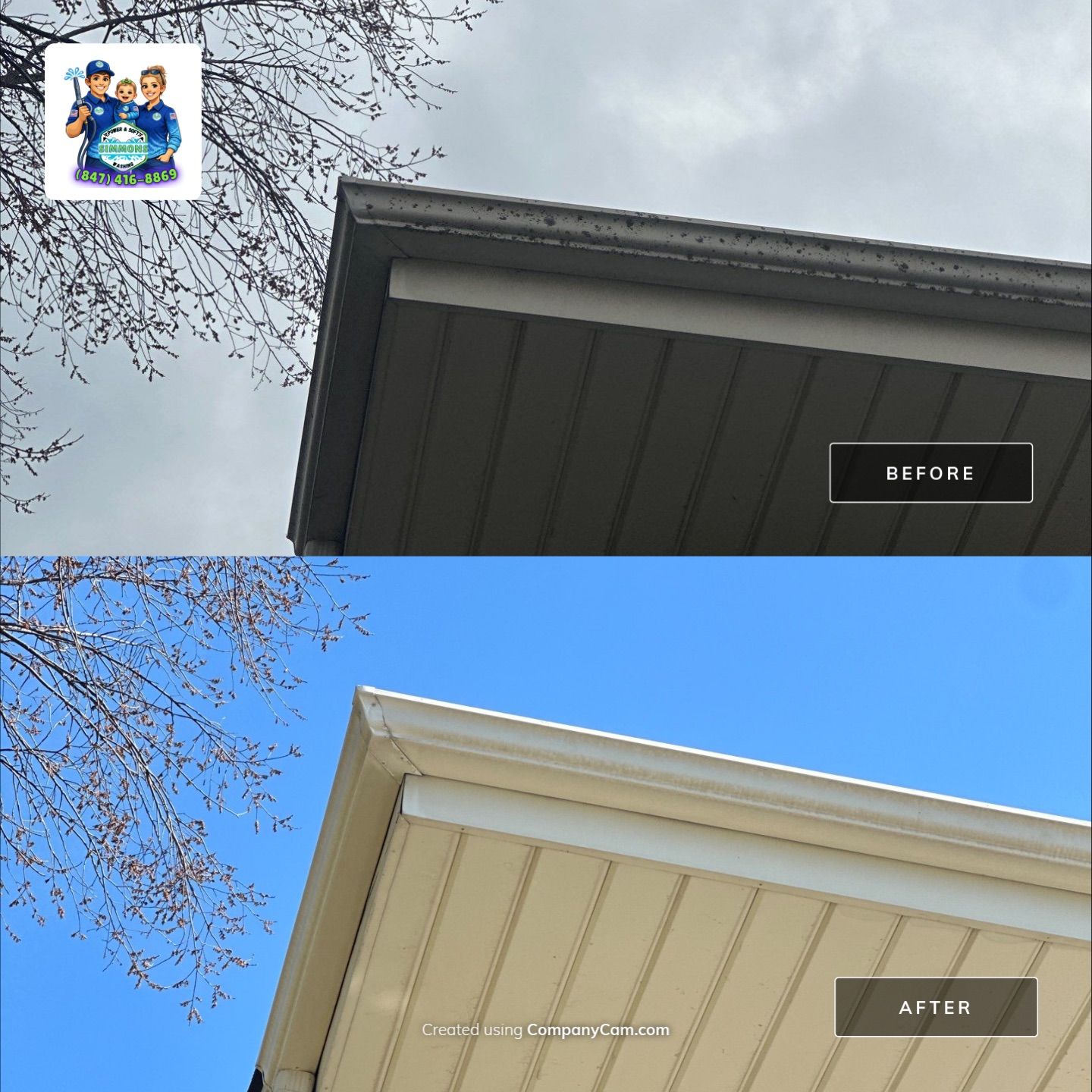 Highland Park, IL House Wash by Simmons Power & Soft Washing