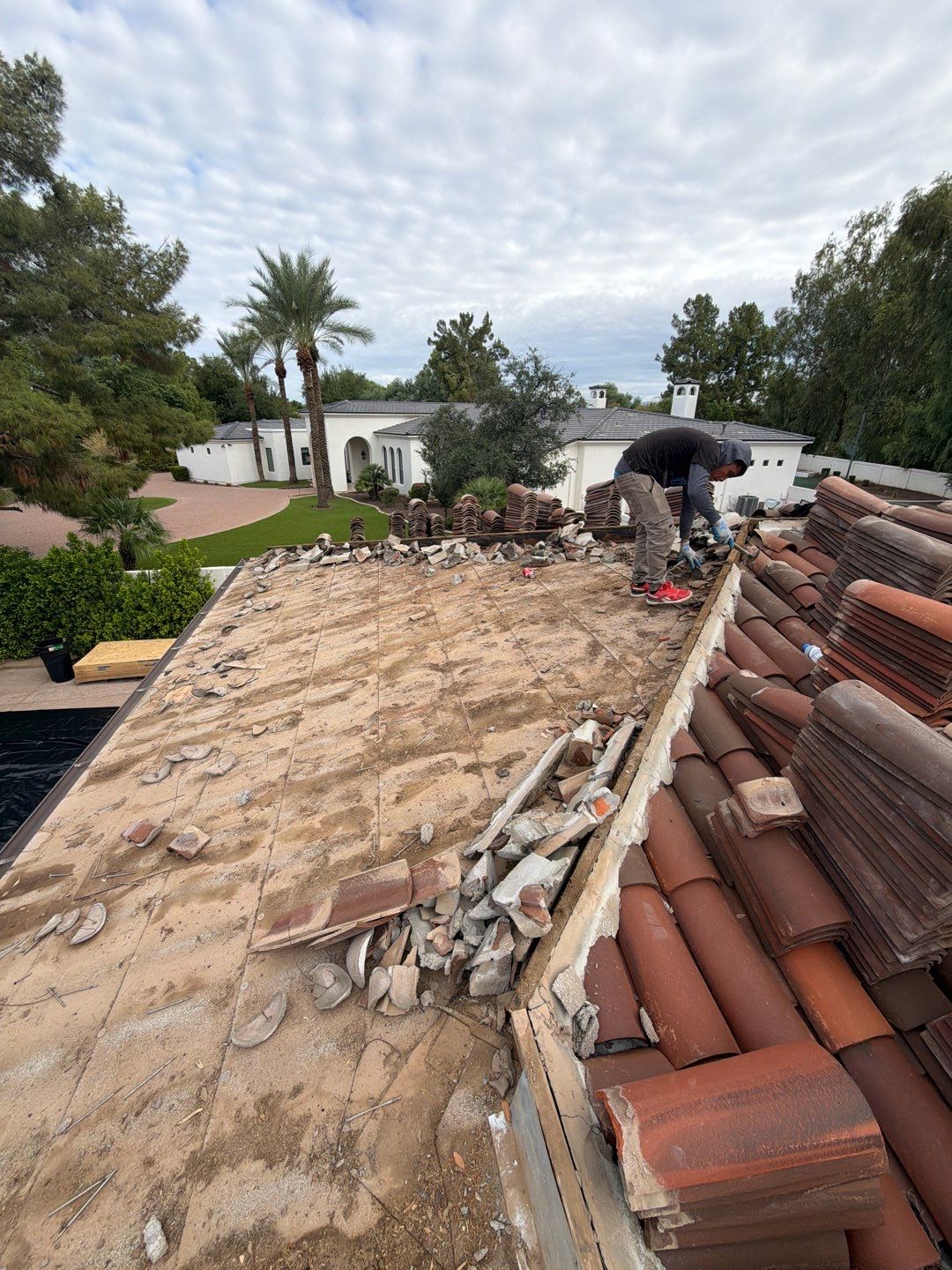 Project in Paradise Valley, AZ by Saint Roofing