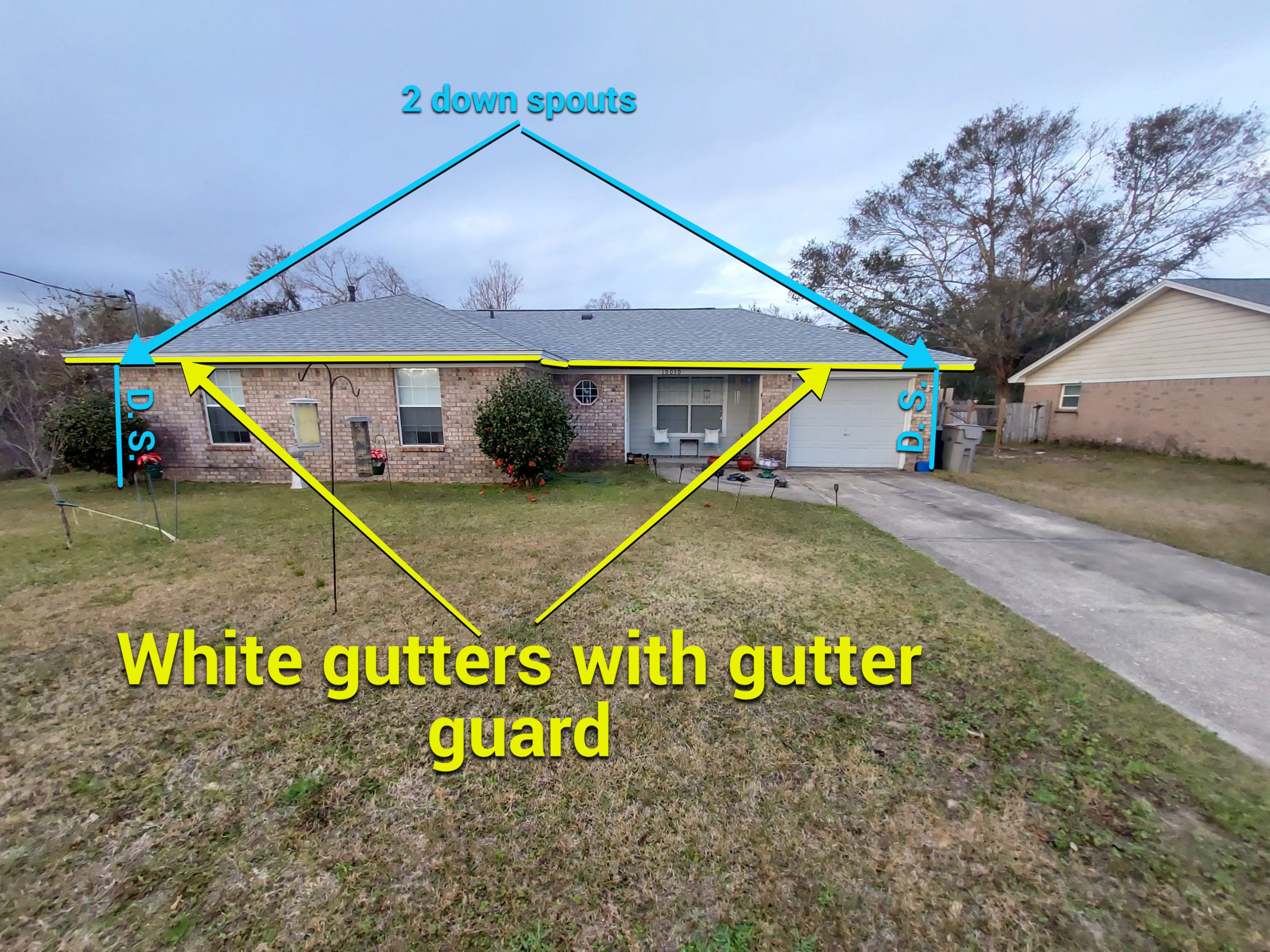 7-Inch Seamless Gutter System Upgrade in Pensacola FL by Gutter Professors