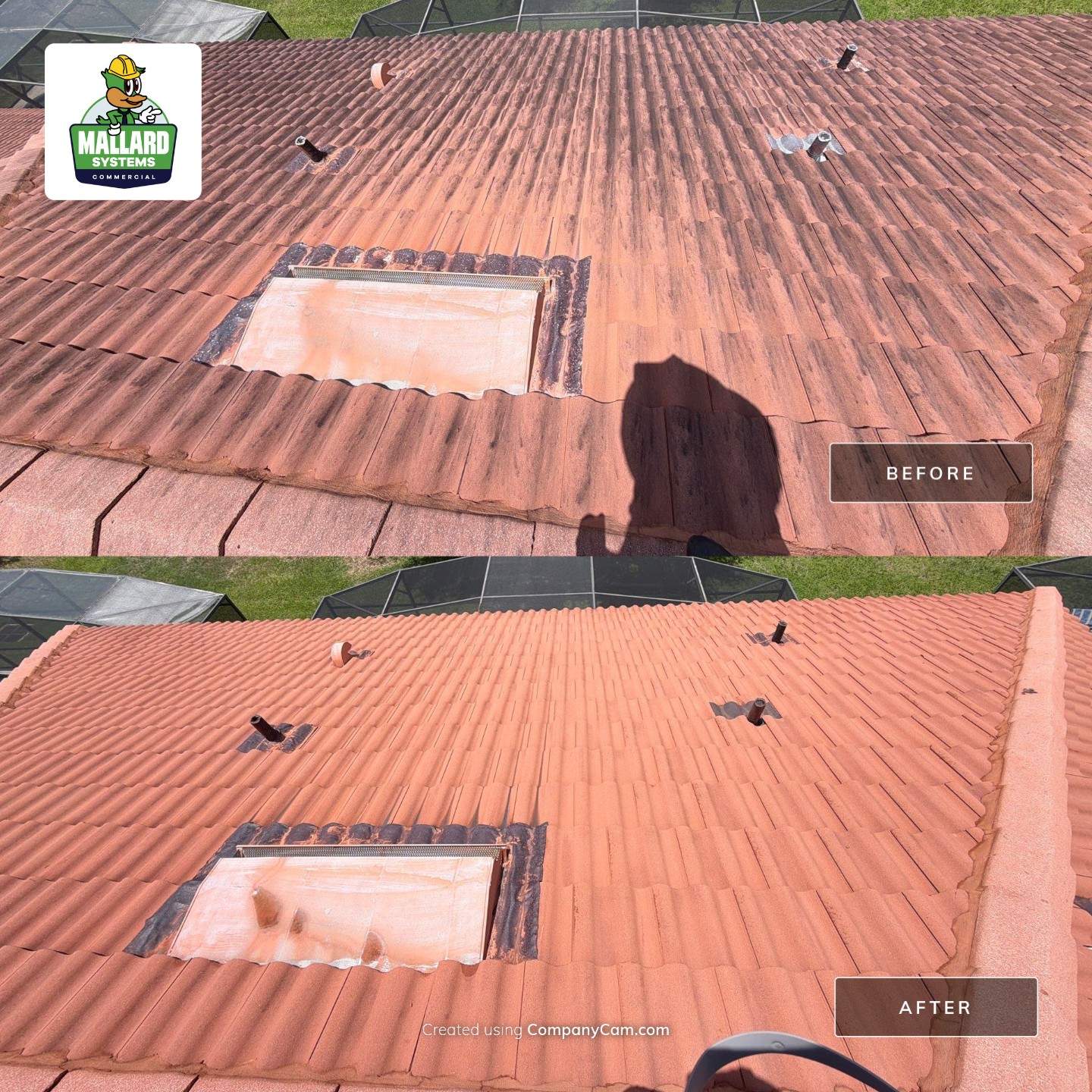Tile Roof Cleaning in Kissimmee by Mallard Systems
